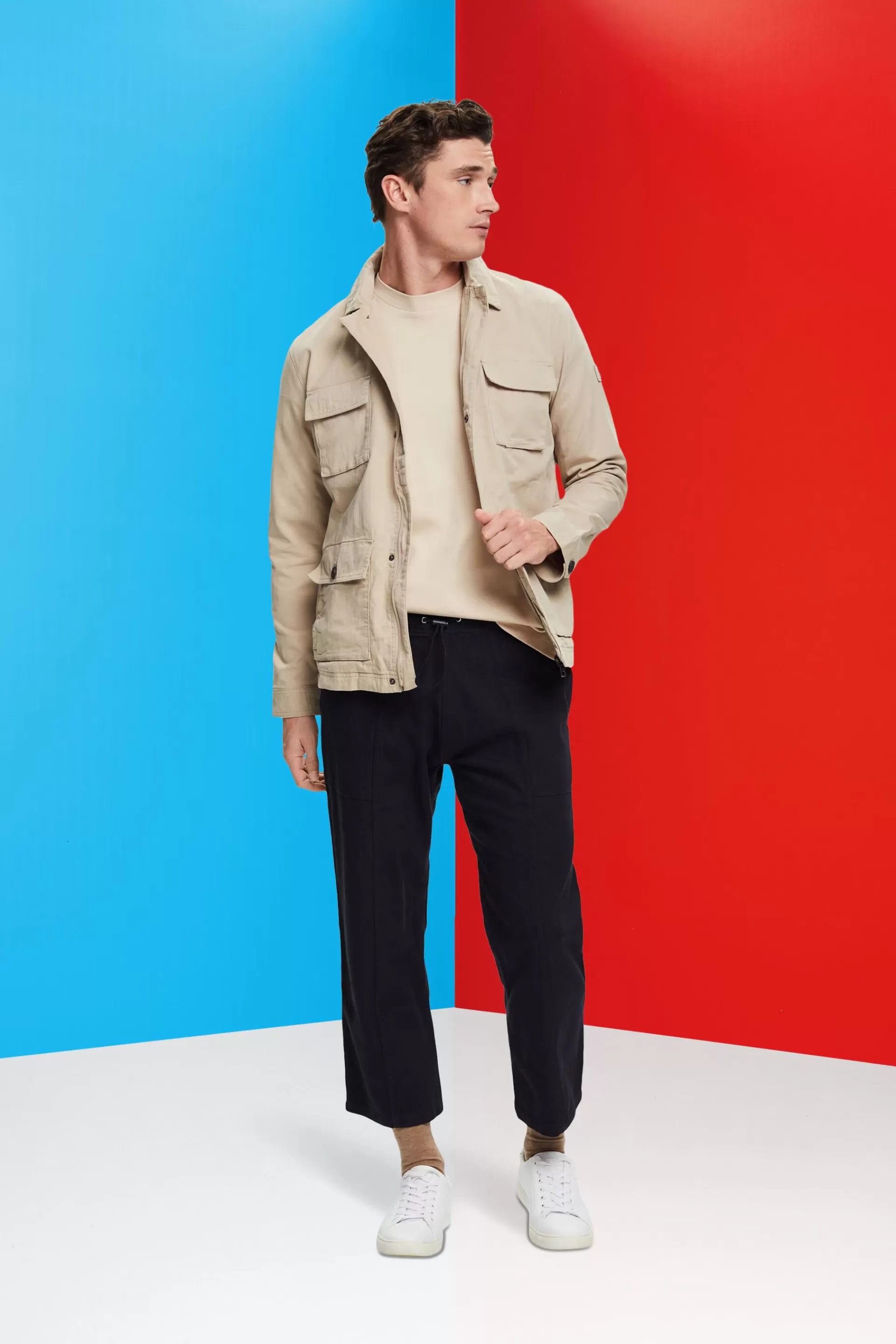 Field-Jacke aus Baumwollmix-ESPRIT Clearance