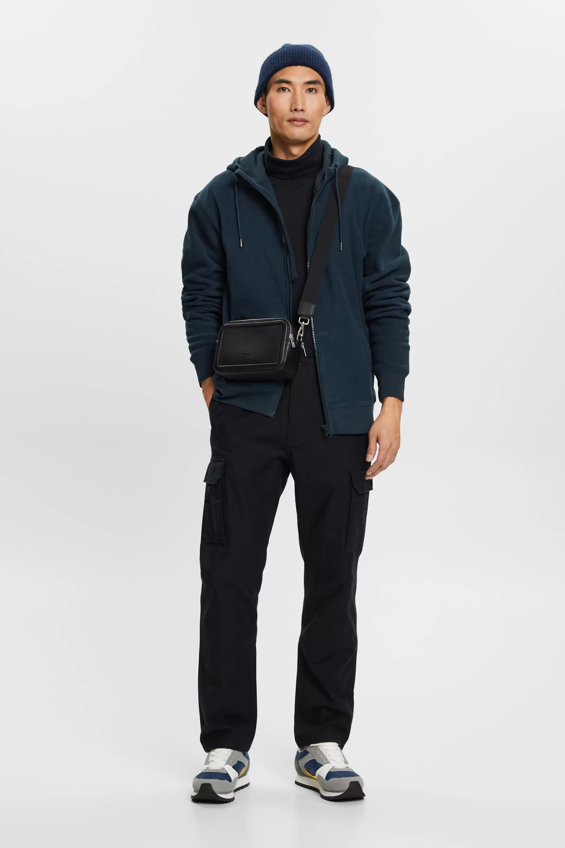 Fleece-Sweatshirt mit Kapuze-ESPRIT Online