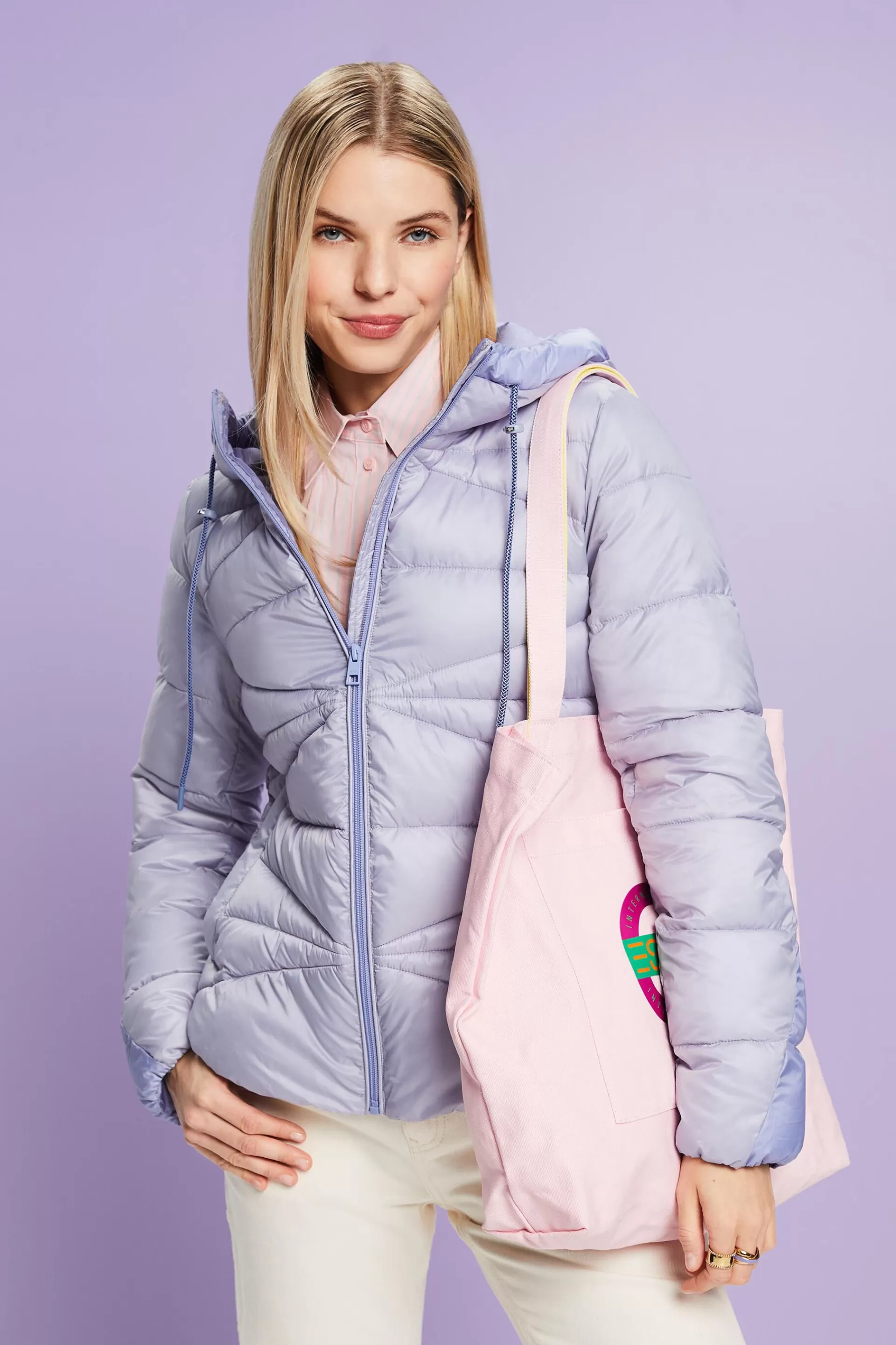 Gefütterte Kapuzenjacke-ESPRIT Hot