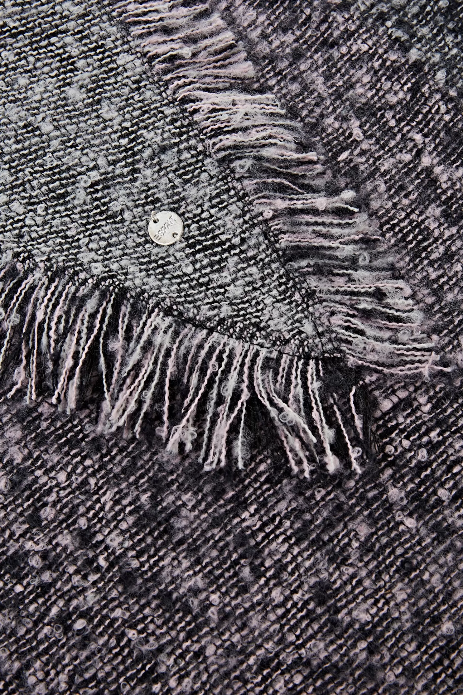 Gemusterter Bouclé-Schal-ESPRIT Best Sale
