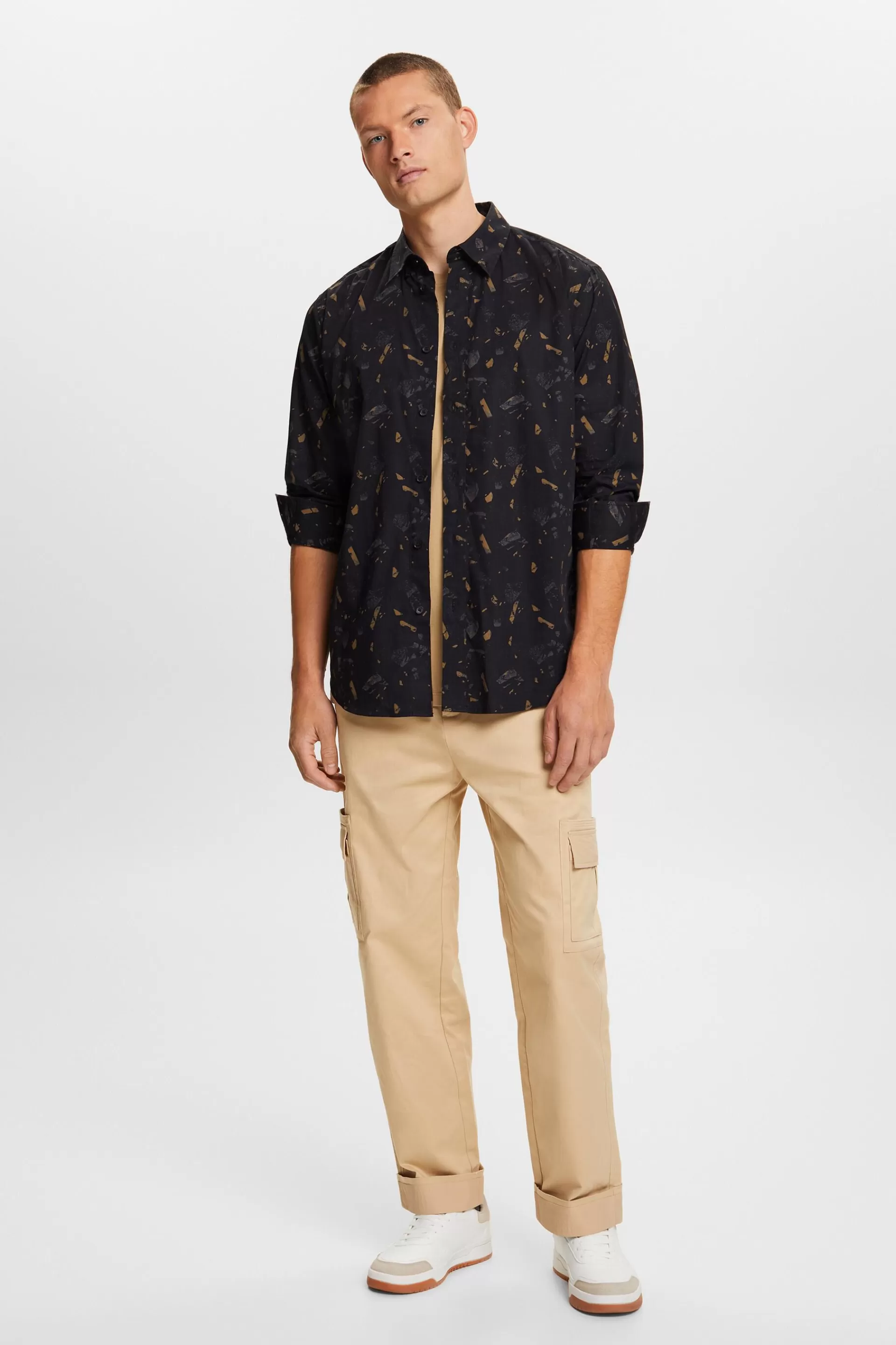 Gemustertes Baumwollhemd-ESPRIT Sale