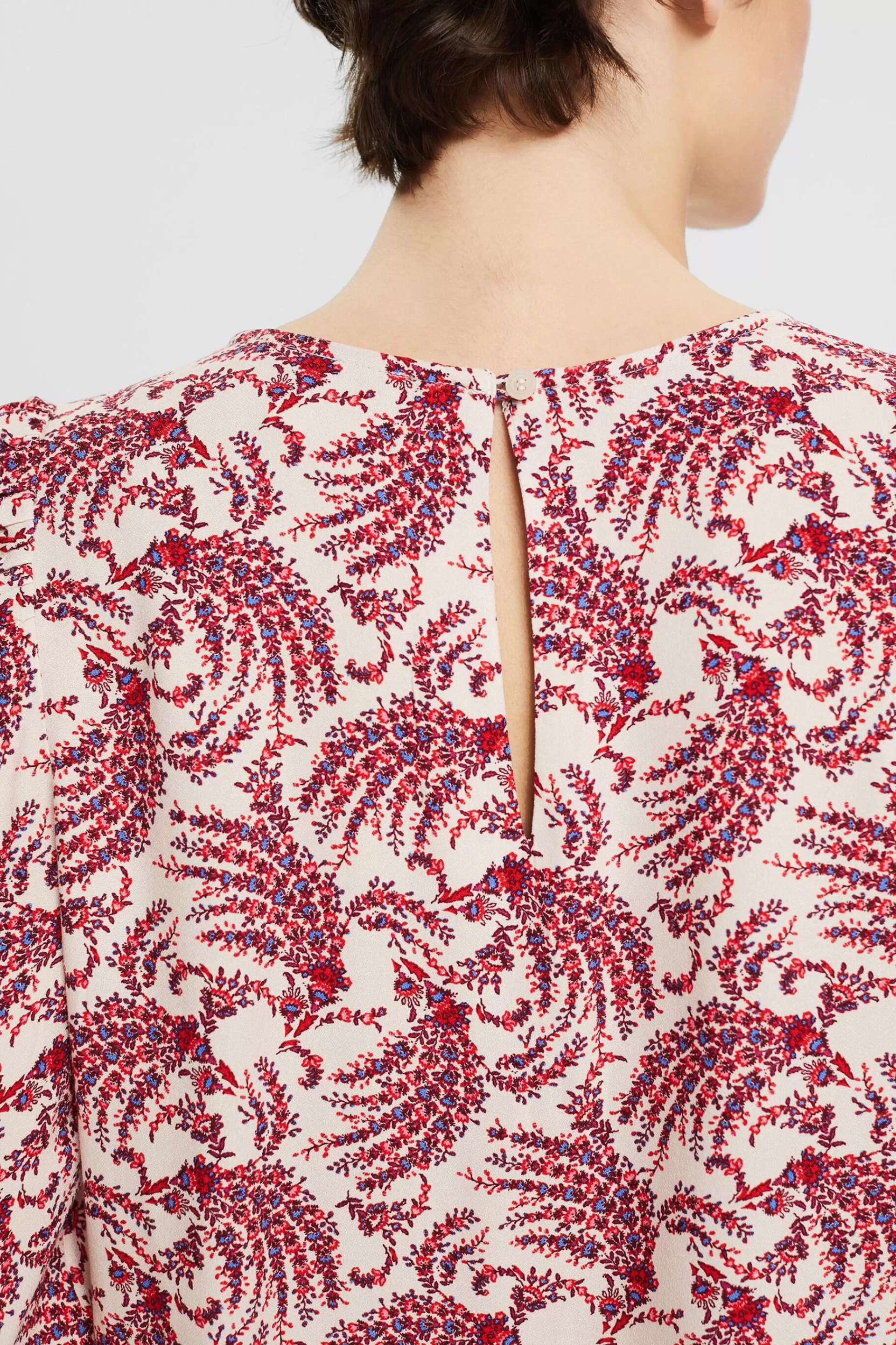 Gemustertes Longsleeve, LENZING™ ECOVERO™-ESPRIT Sale