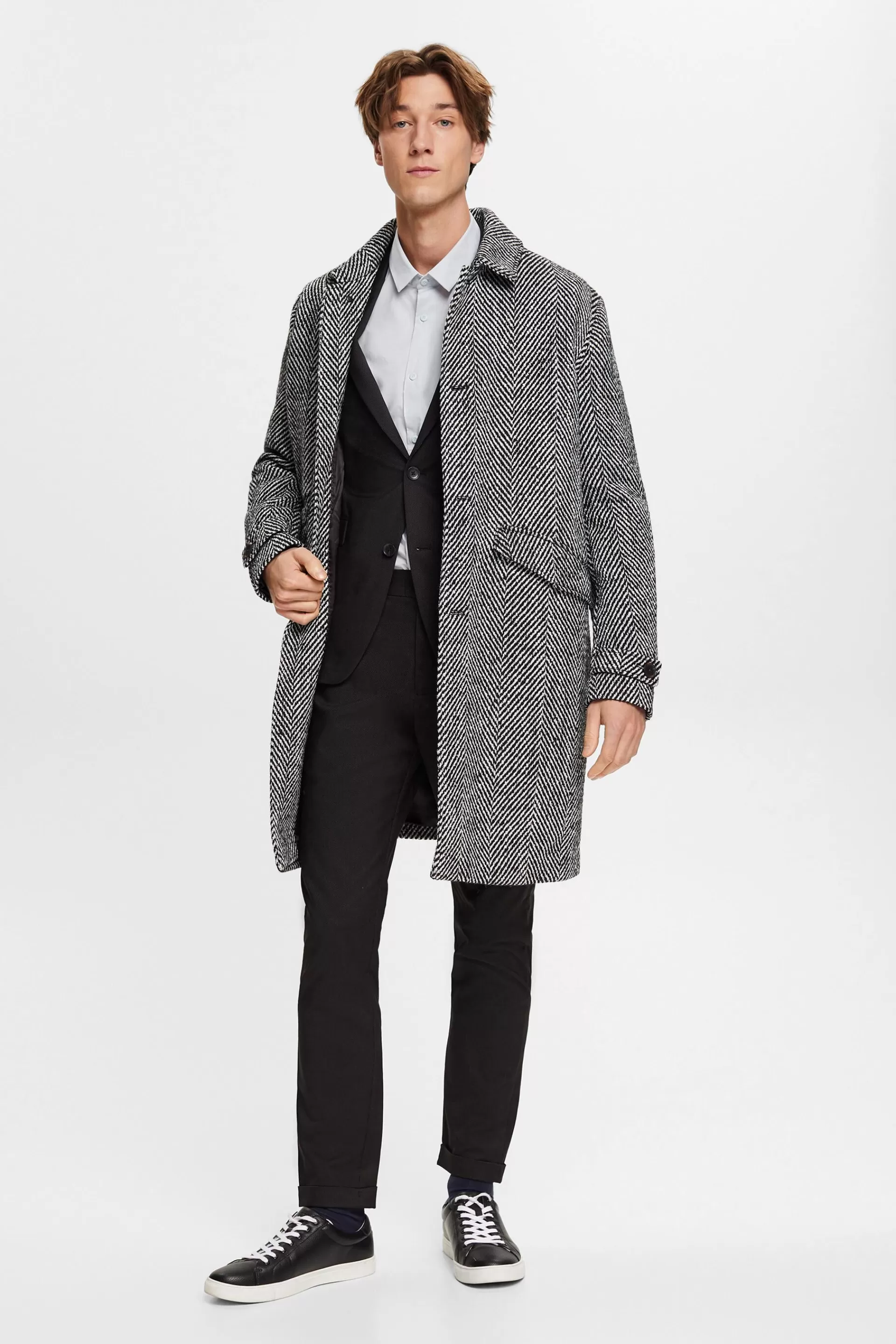 Gepunkteter Blazer-ESPRIT Fashion