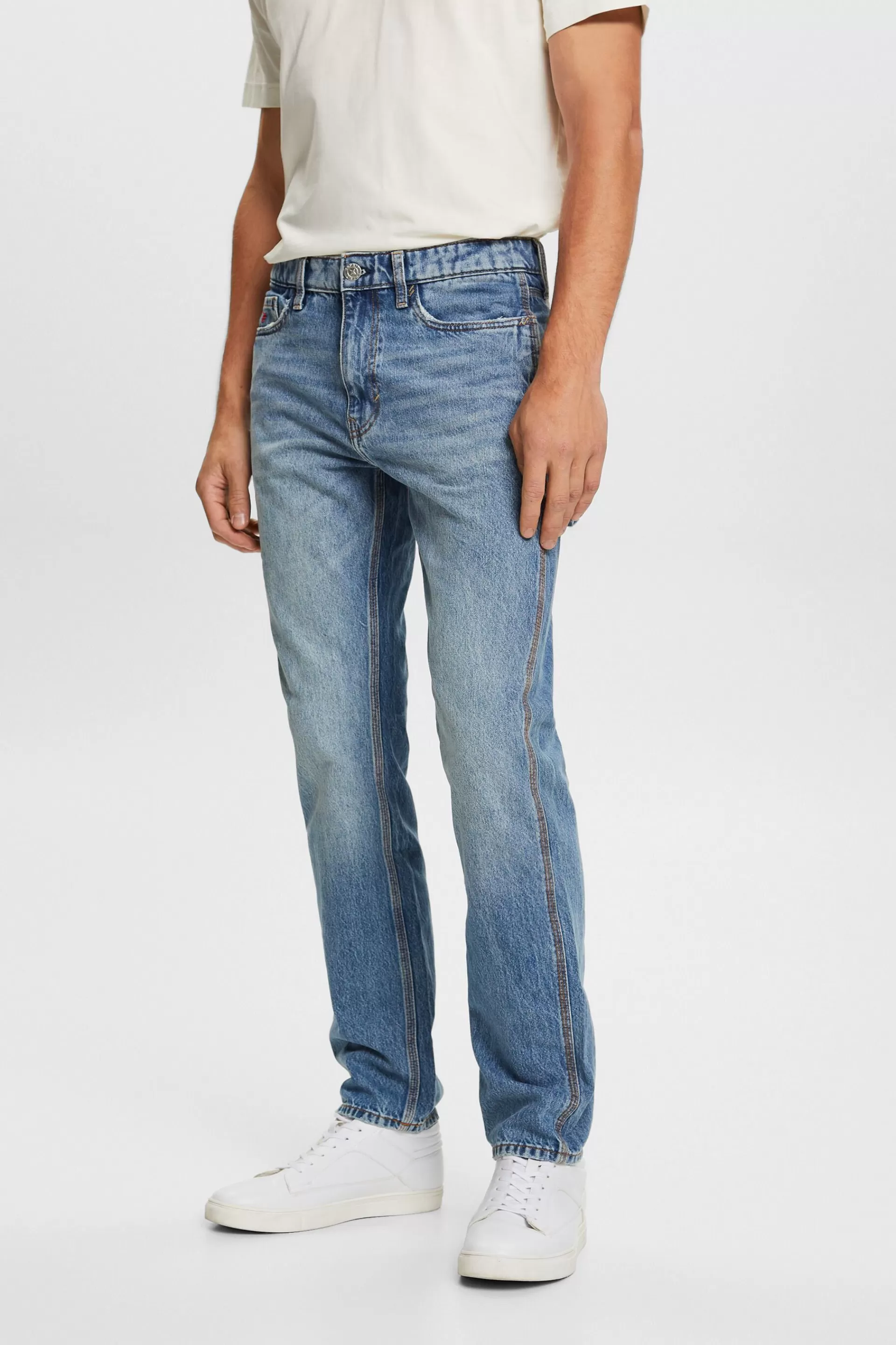 Gerade Carpenter Jeans mit mittelhohem Bund-ESPRIT Flash Sale