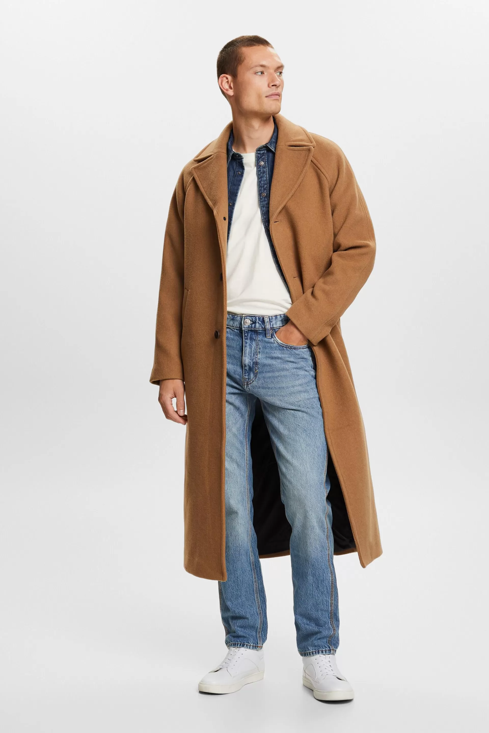 Gerade Carpenter Jeans mit mittelhohem Bund-ESPRIT Flash Sale