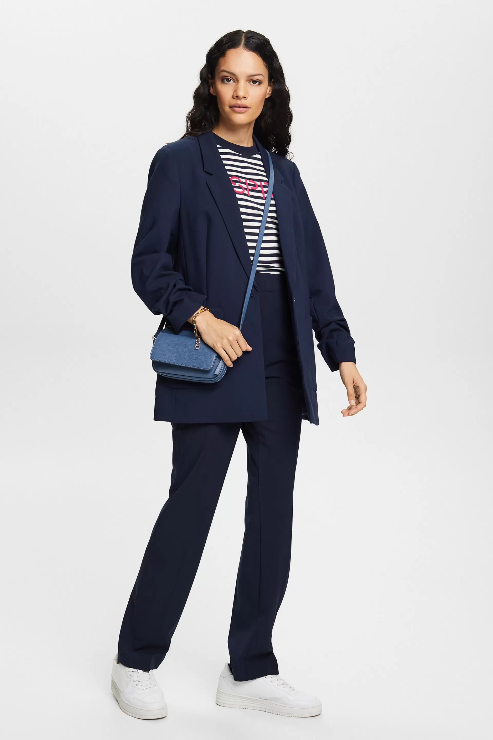Gerade geschnittene Hose aus Crêpe-ESPRIT Cheap