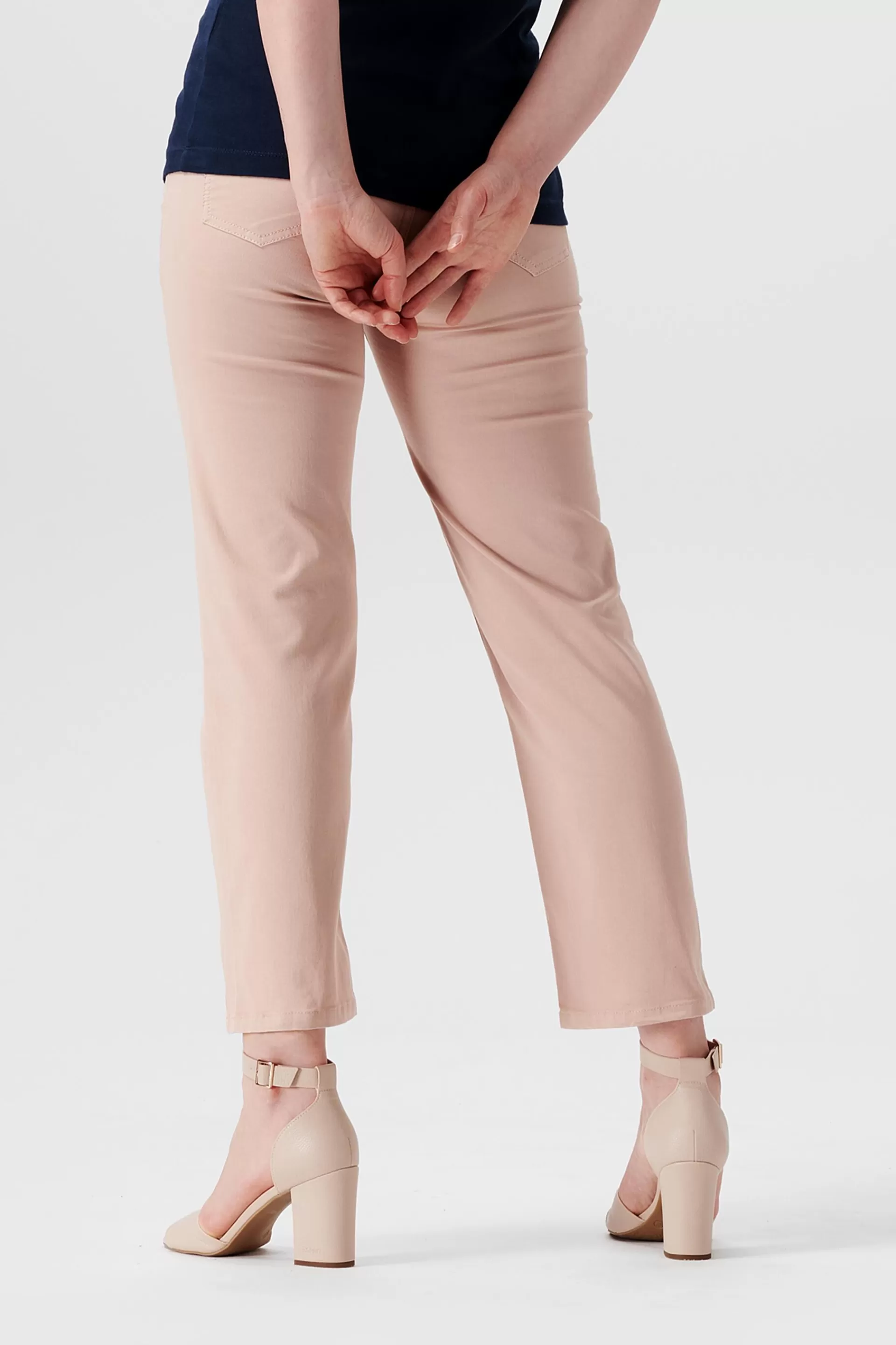 Gerade geschnittene Hose mit Überbauchbund-ESPRIT Best