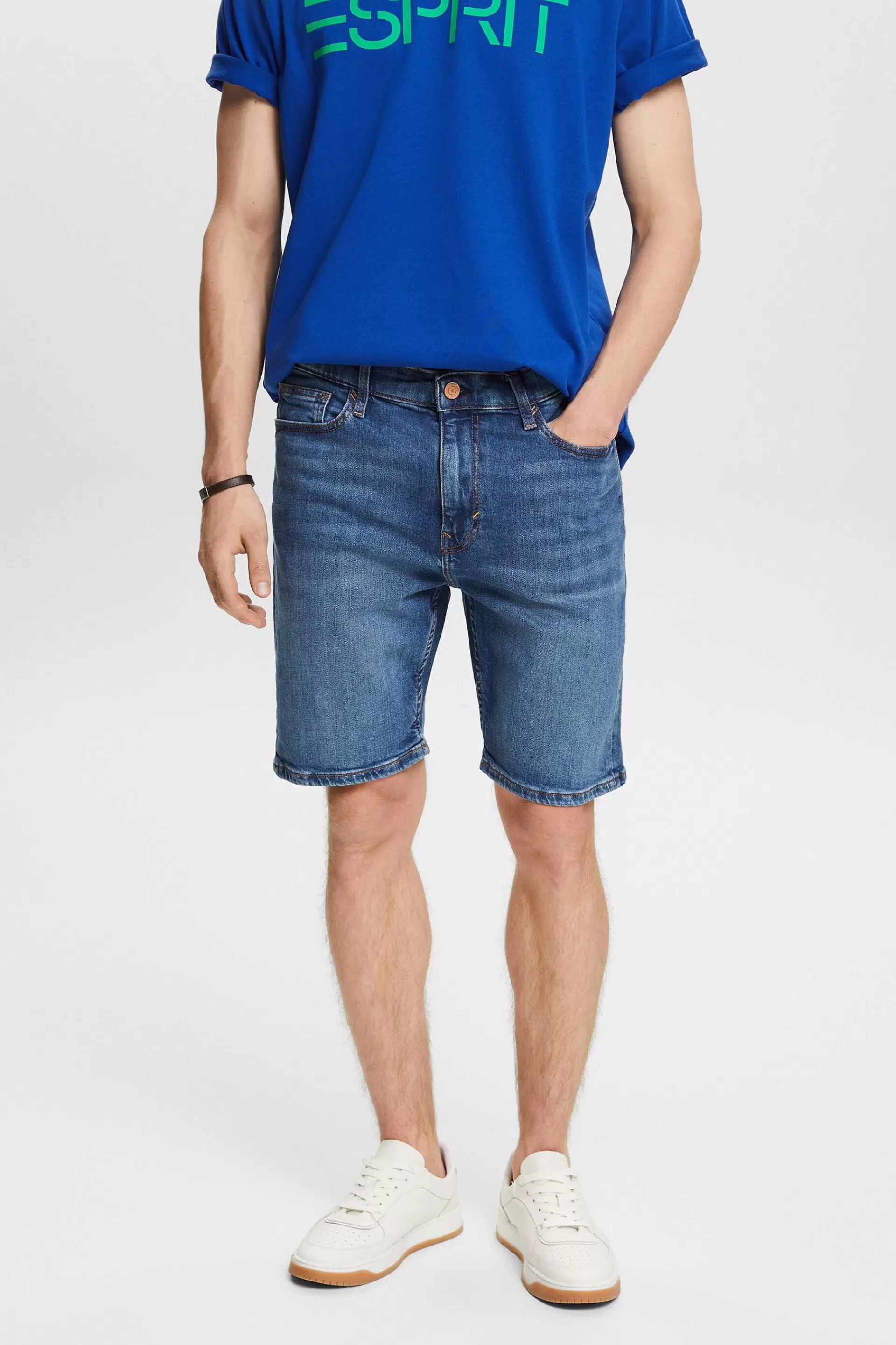 Gerade geschnittene Jeansshorts-ESPRIT Hot