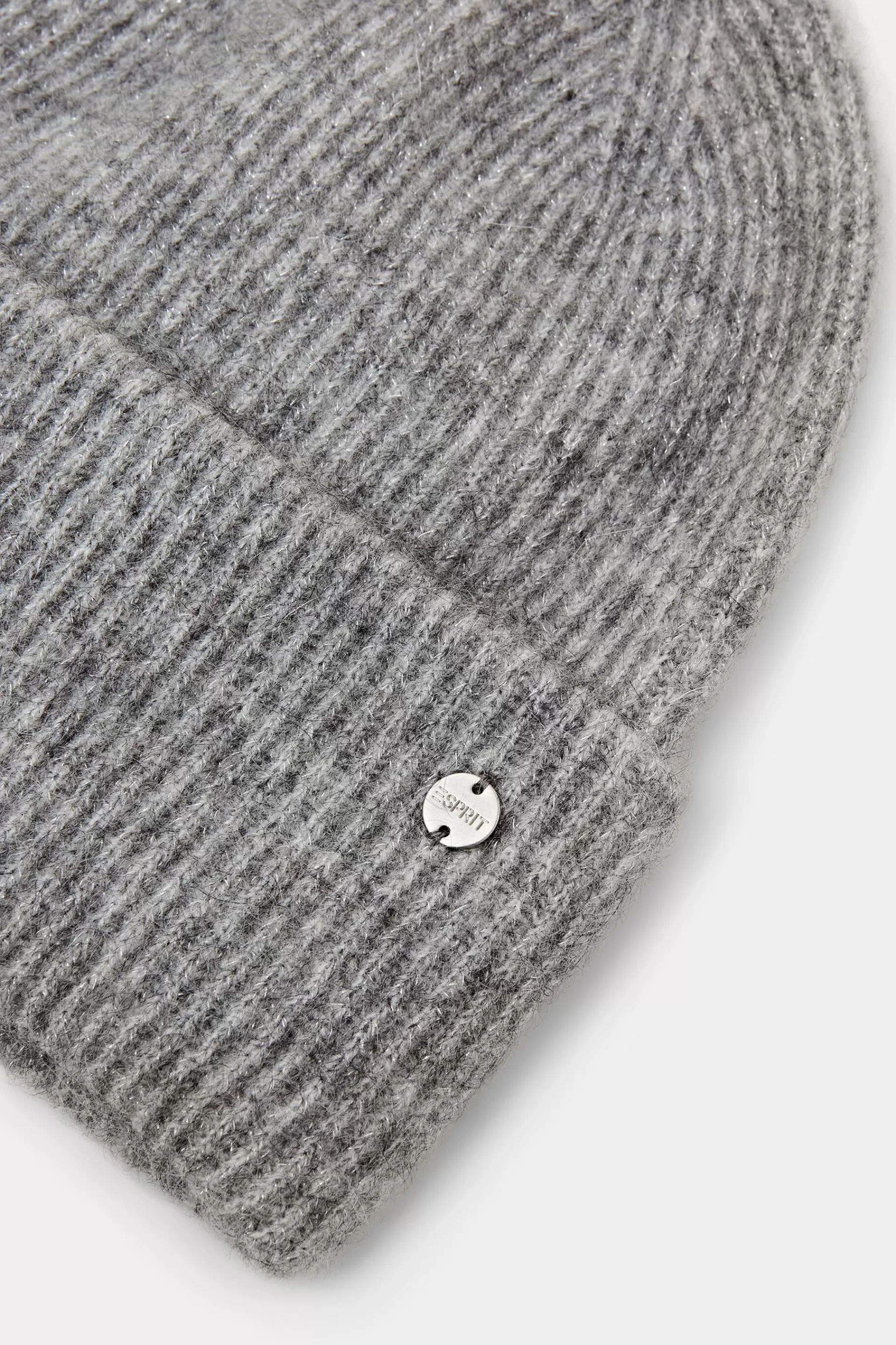 Gerippte Beanie aus Mohair-Wolle-Mix-ESPRIT Flash Sale