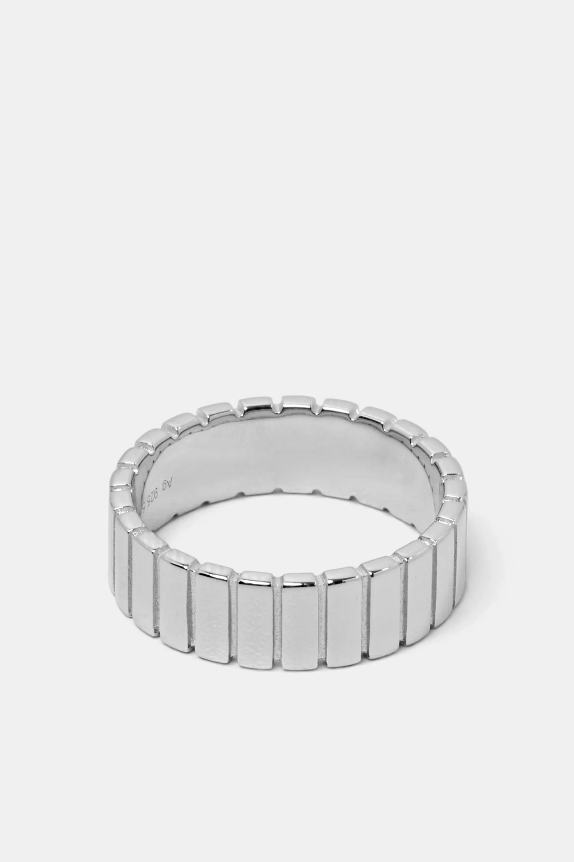 Gerippter Ring, Sterlingsilber-ESPRIT Flash Sale