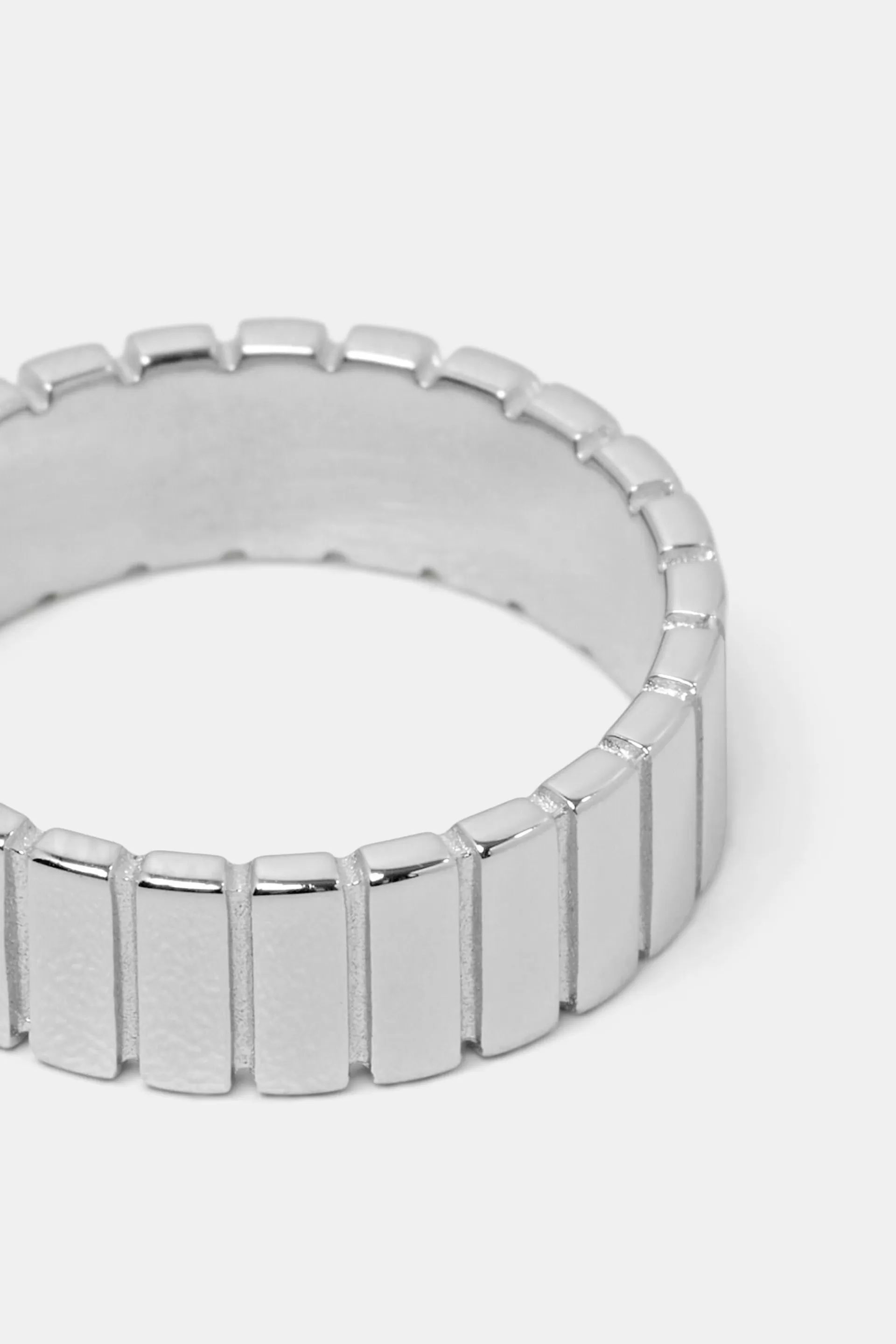 Gerippter Ring, Sterlingsilber-ESPRIT Flash Sale