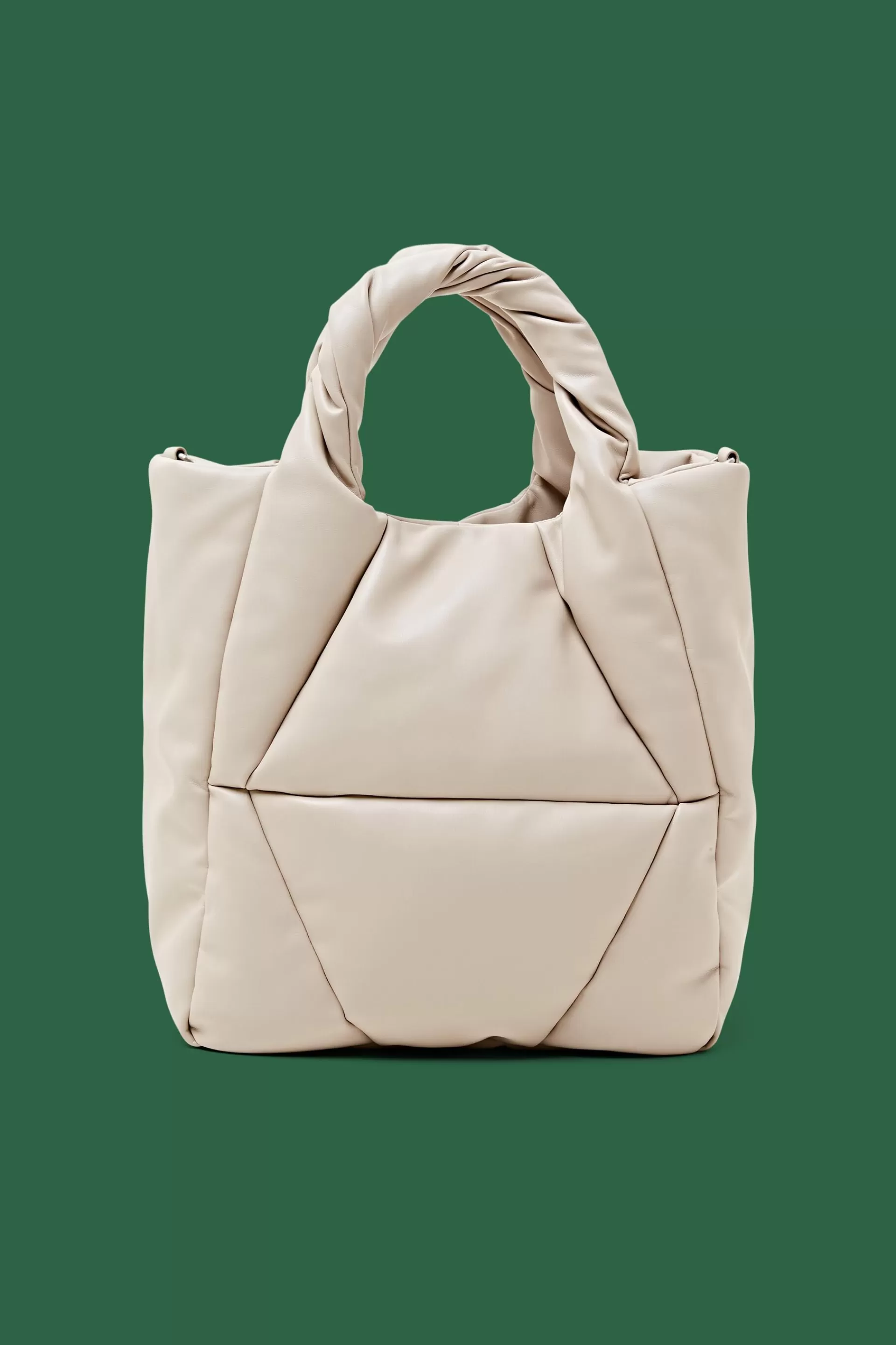 Gesteppte Tote Bag in Lederoptik-ESPRIT Sale