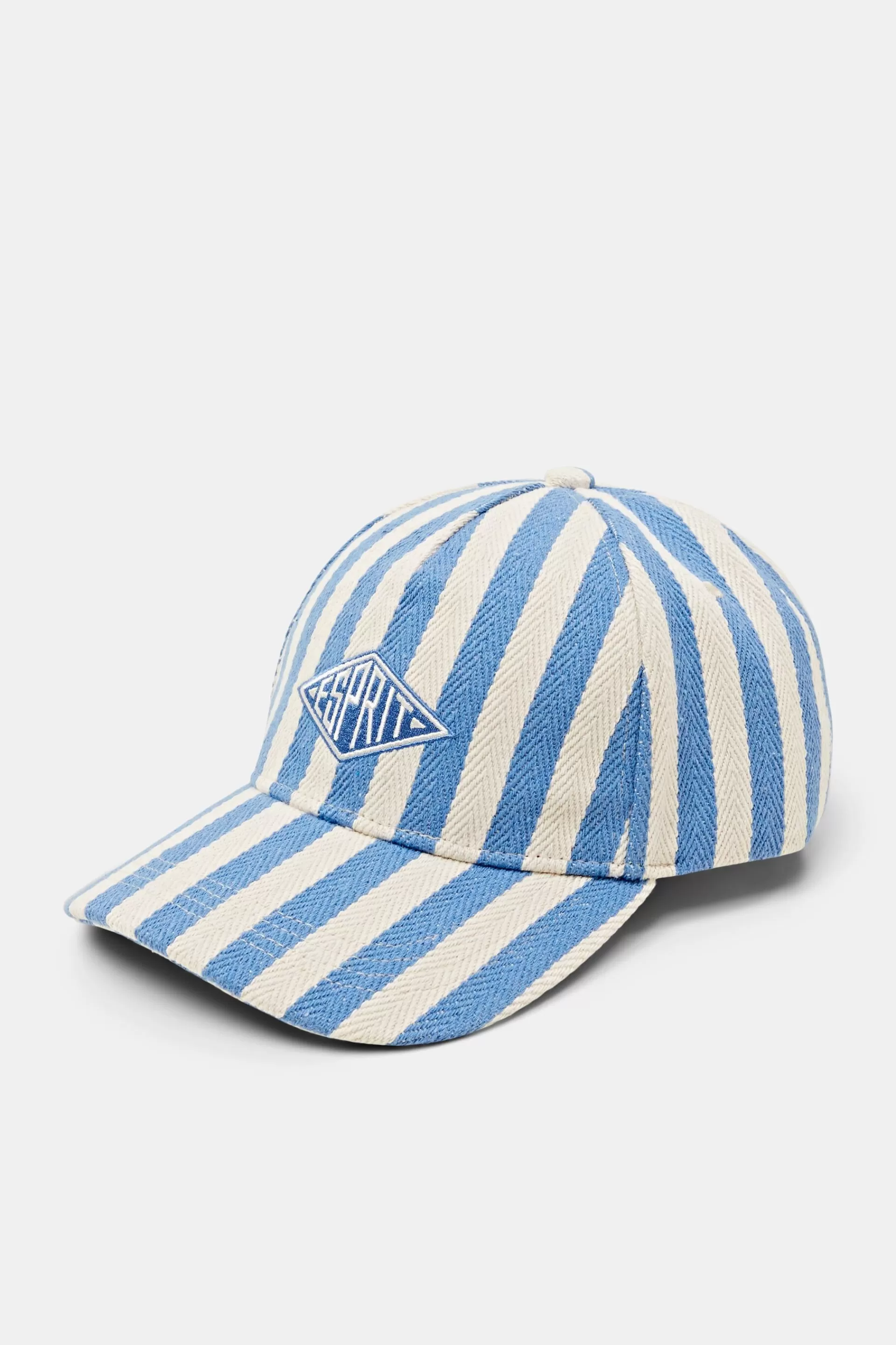 Gestreifte Basecap mit Logo-ESPRIT Discount