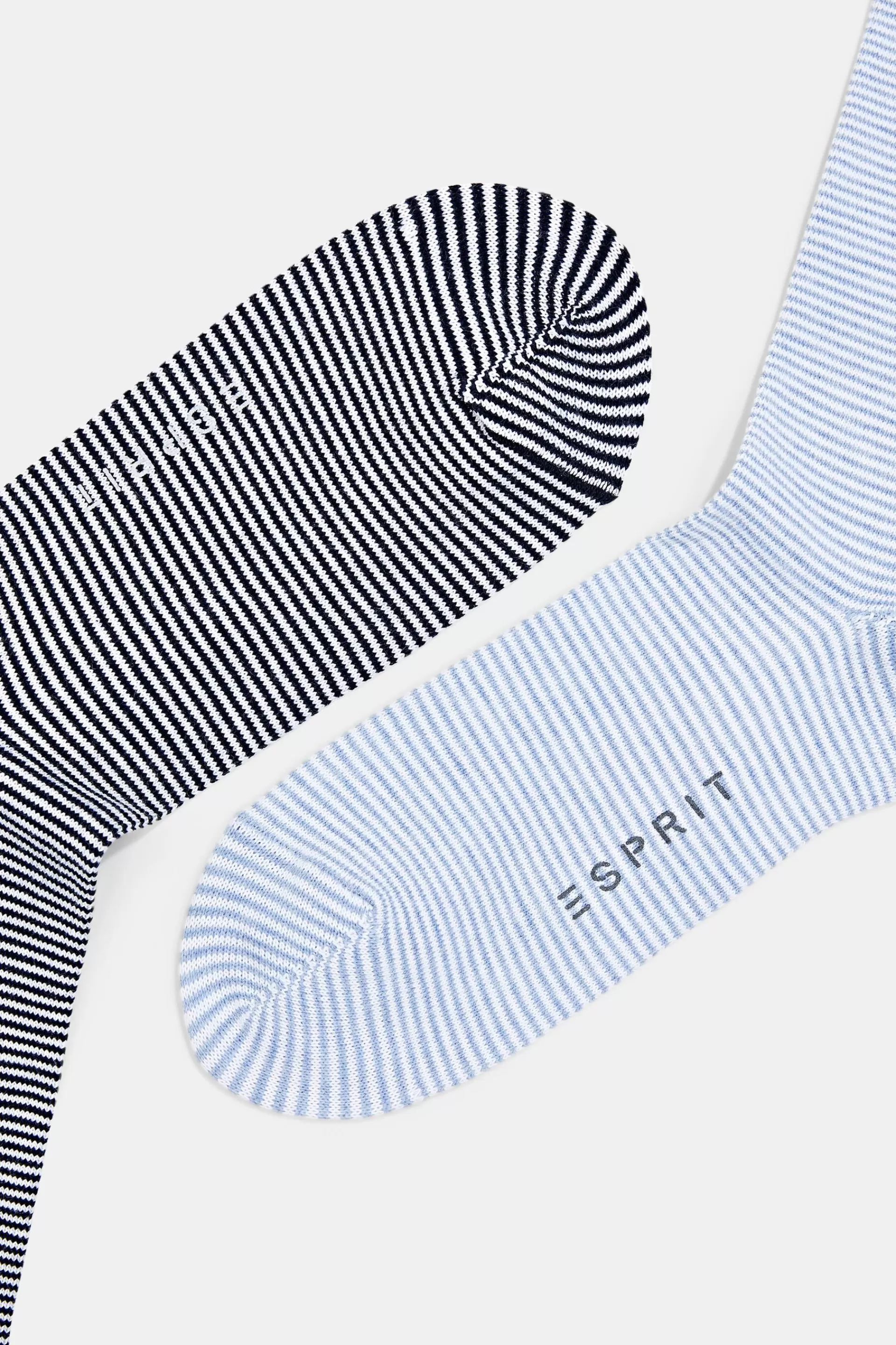 Gestreifte Socken mit Rollrand, Bio-Baumwolle-ESPRIT Cheap