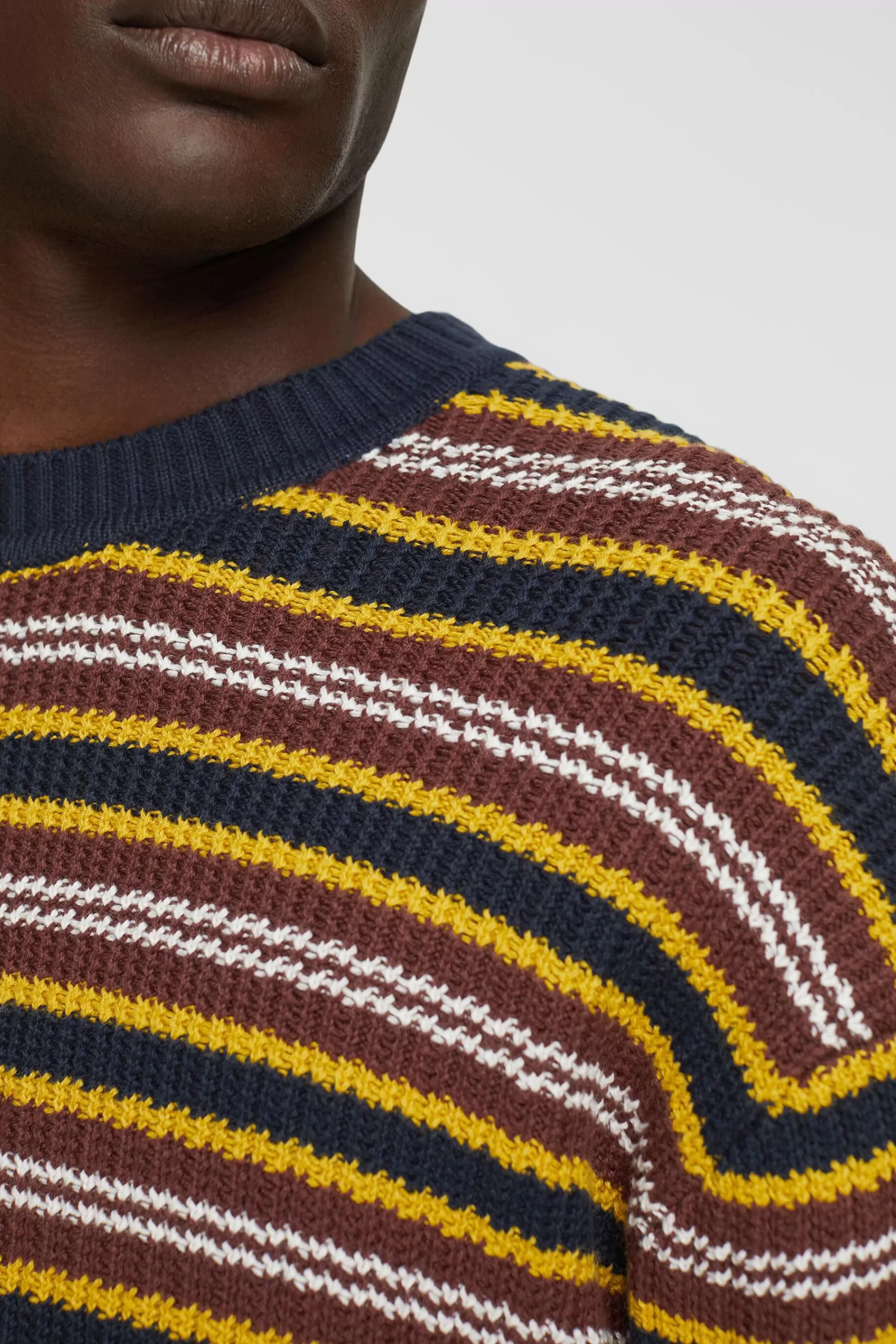Gestreifter Pullover aus Wollmix-ESPRIT Outlet