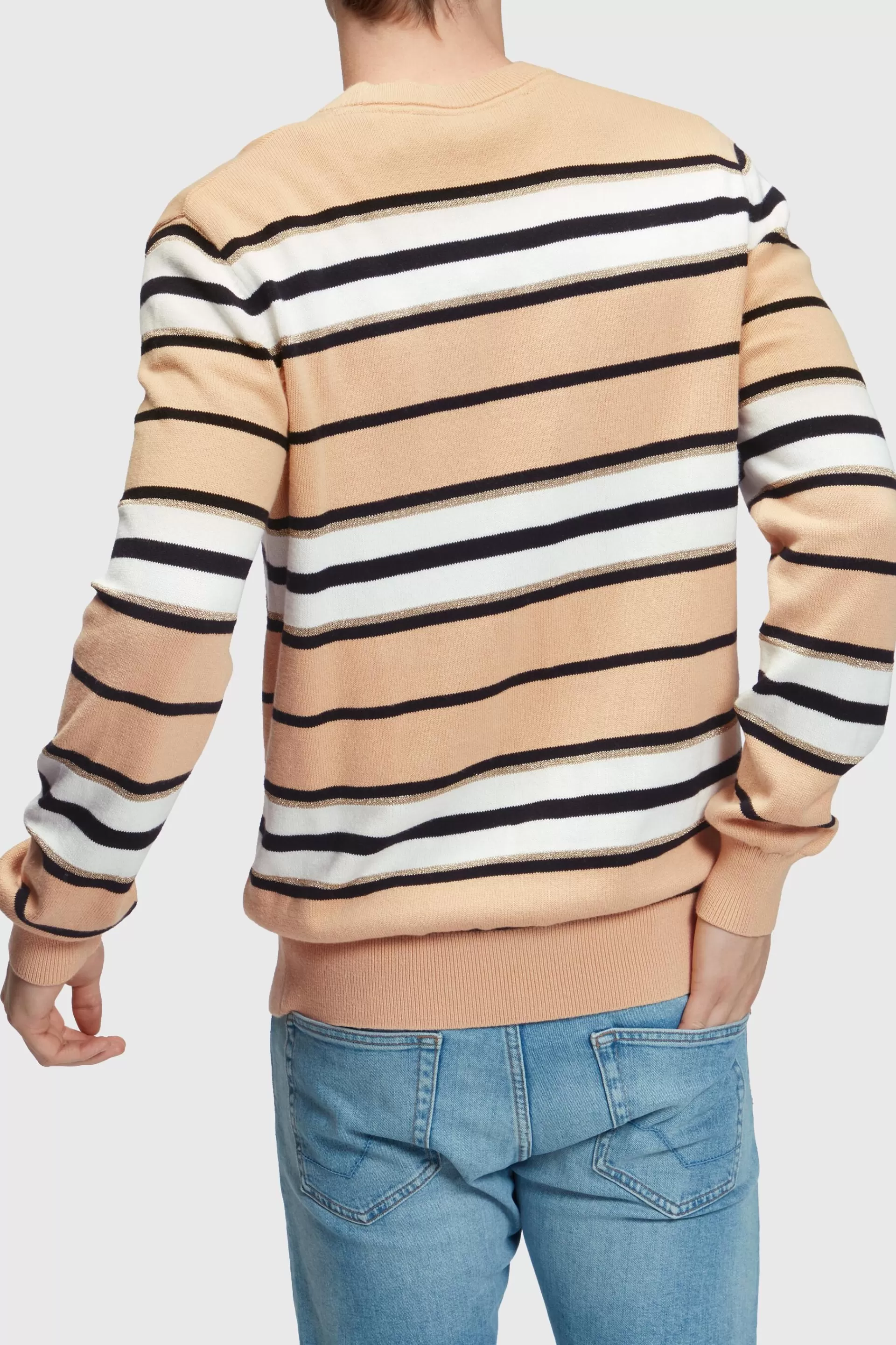 Gestreifter Pullover mit Kaschmir-ESPRIT Store