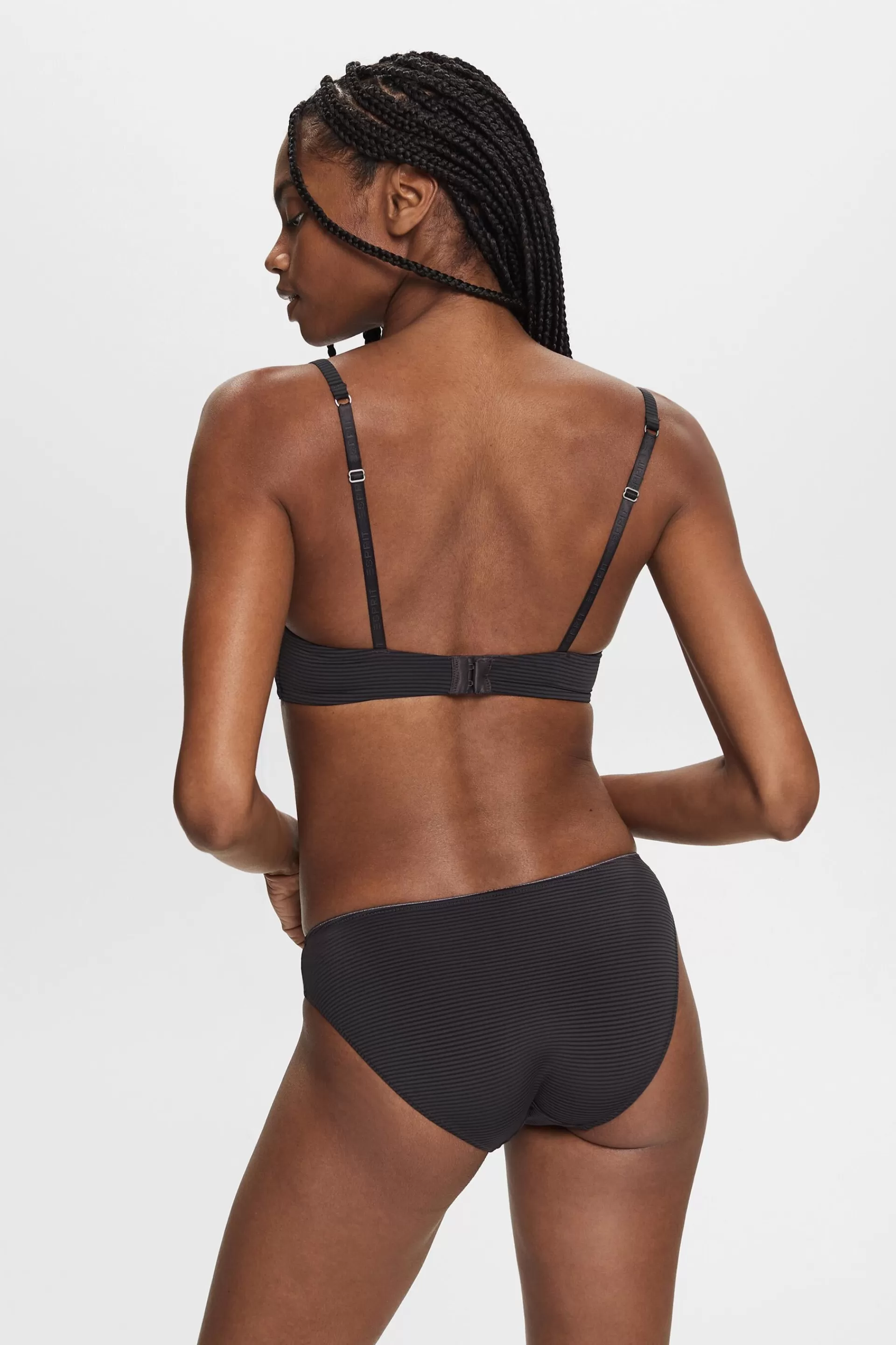 Gestreifter Slip aus Mikrofaser-ESPRIT Discount