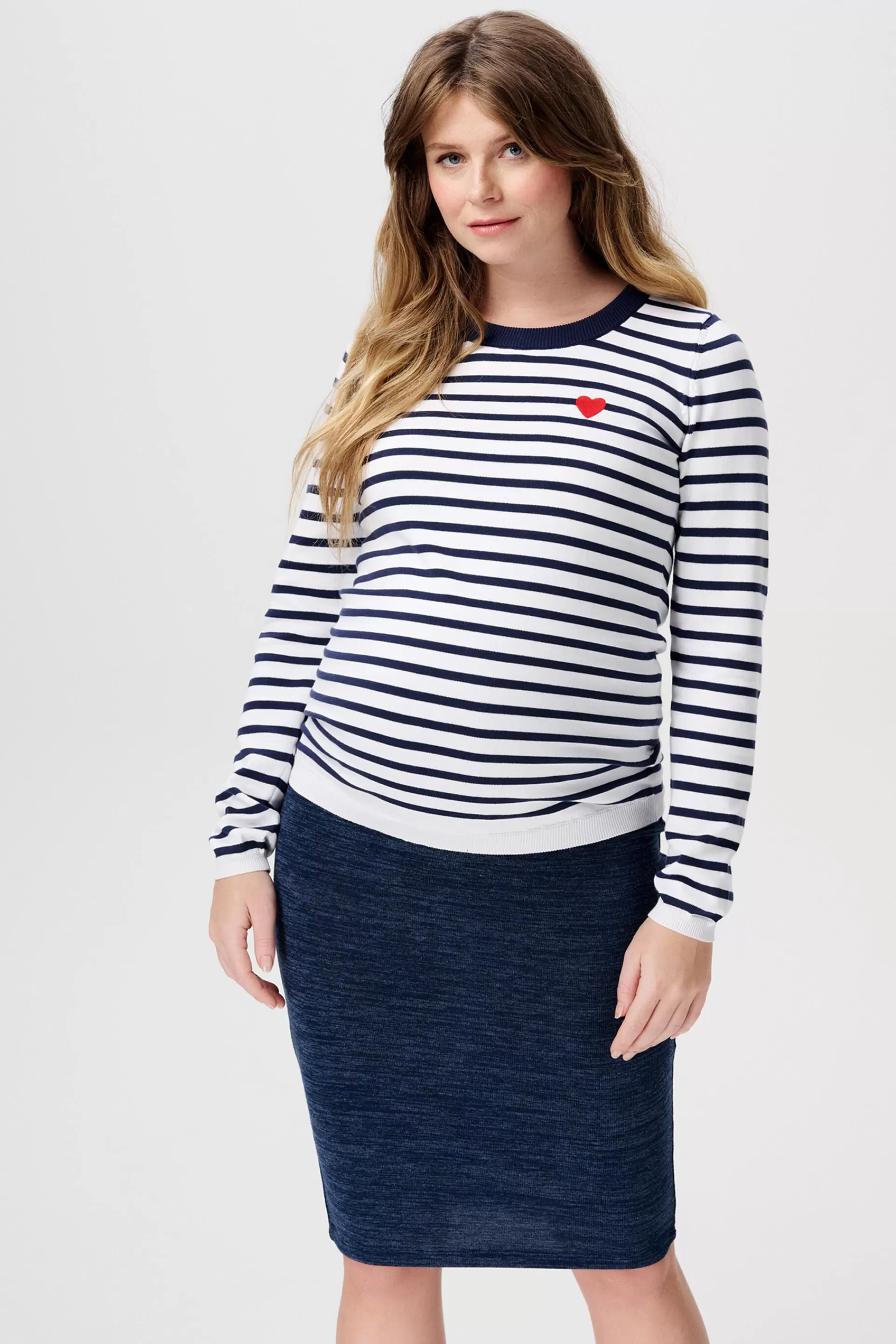 Gestreifter Umstandspullover aus Bio-Baumwolle-ESPRIT Best Sale