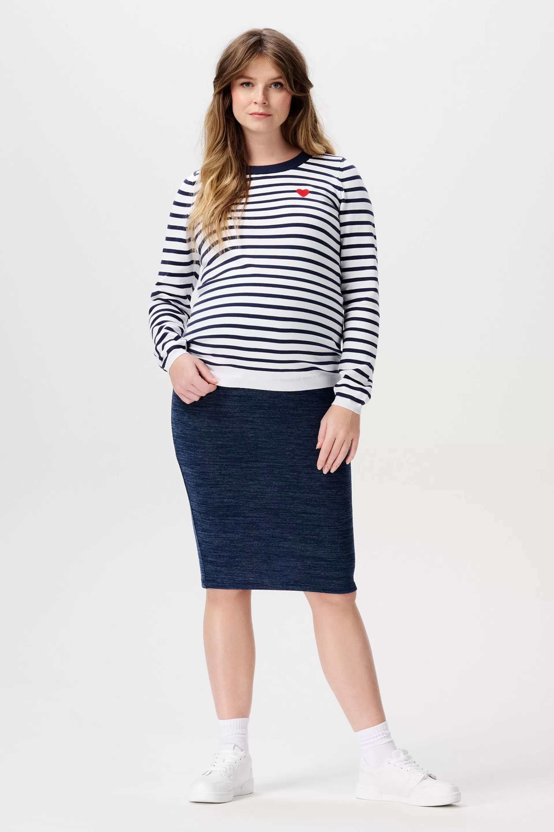 Gestreifter Umstandspullover aus Bio-Baumwolle-ESPRIT Best Sale