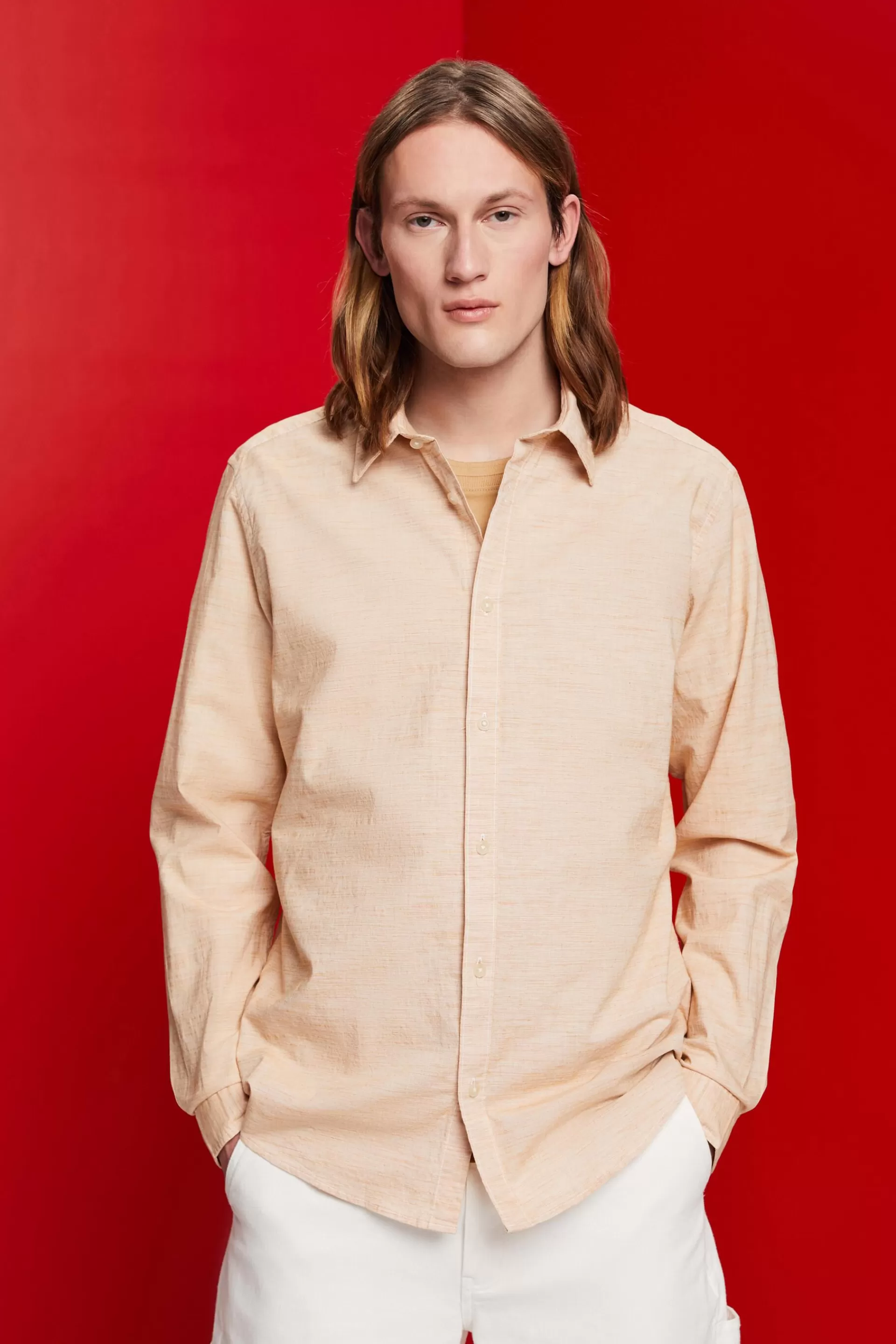 Gestreiftes Hemd aus nachhaltiger Baumwolle-ESPRIT Cheap