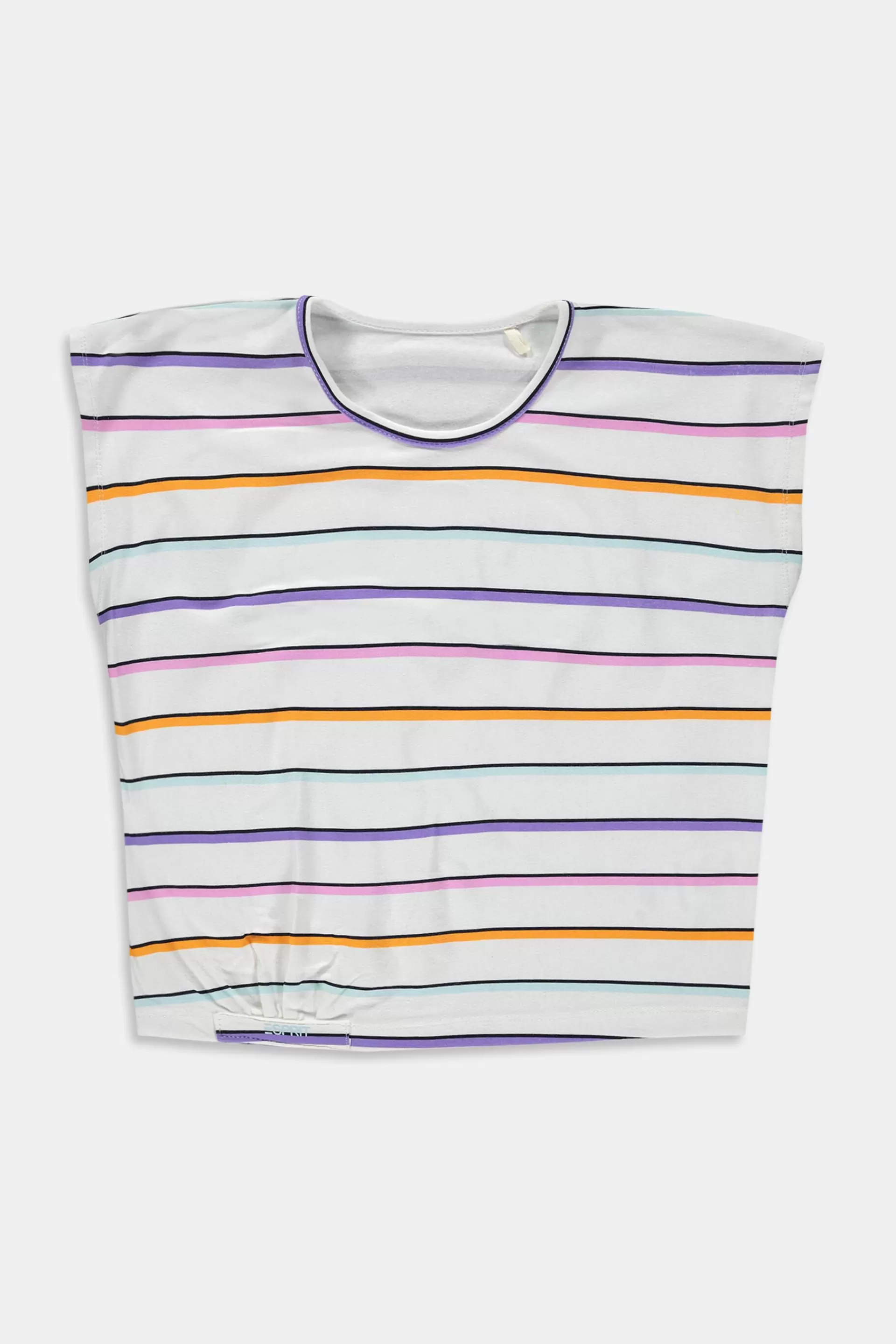 Gestreiftes Logo-T-Shirt-ESPRIT Online