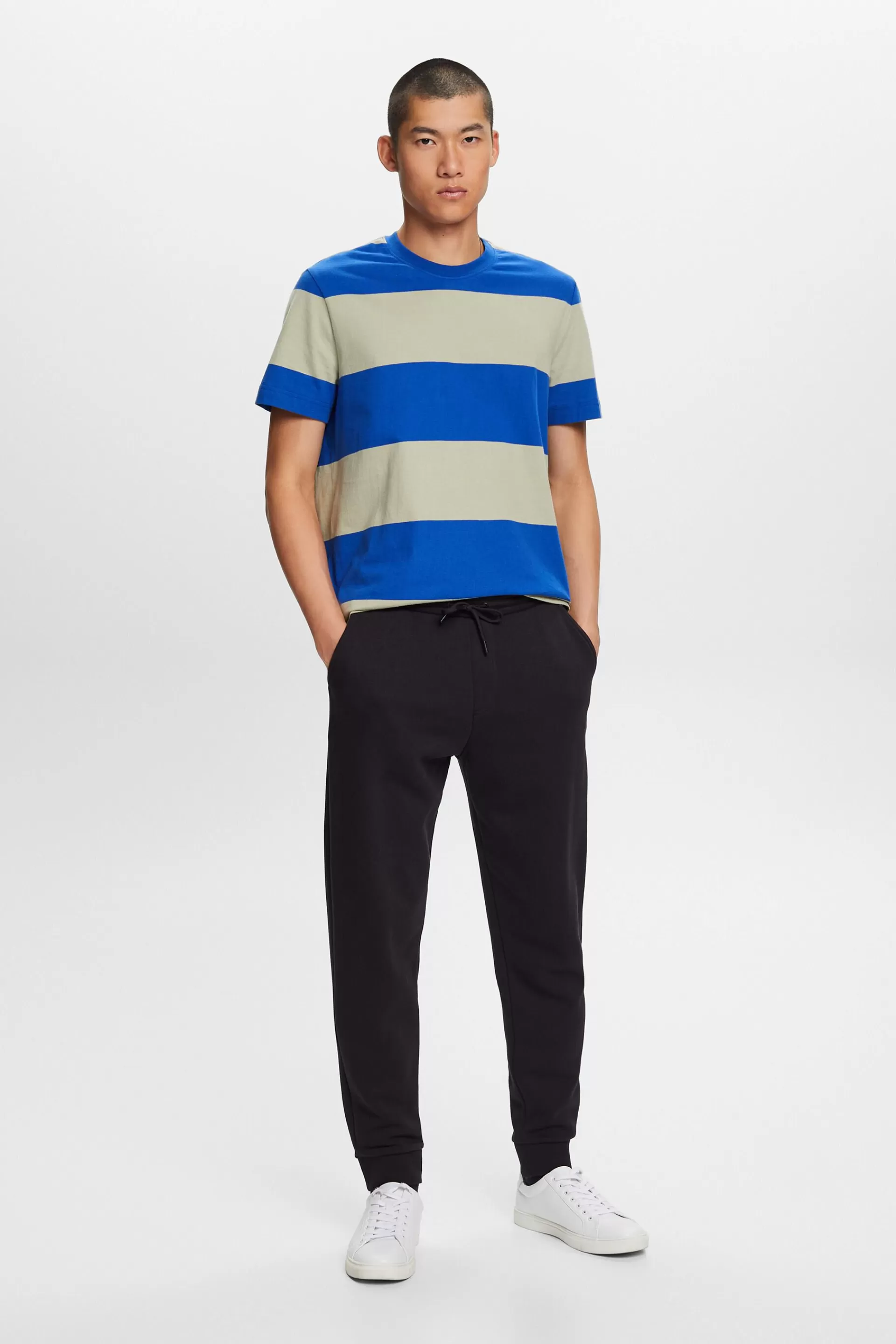 Gestreiftes Logo-T-Shirt-ESPRIT Store