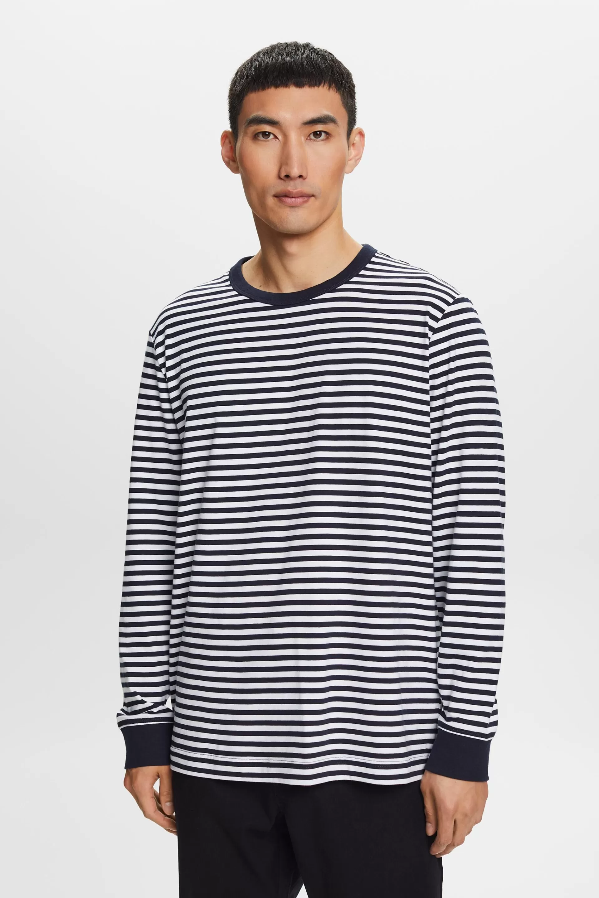 Gestreiftes Longsleeve aus Baumwolle-ESPRIT Best