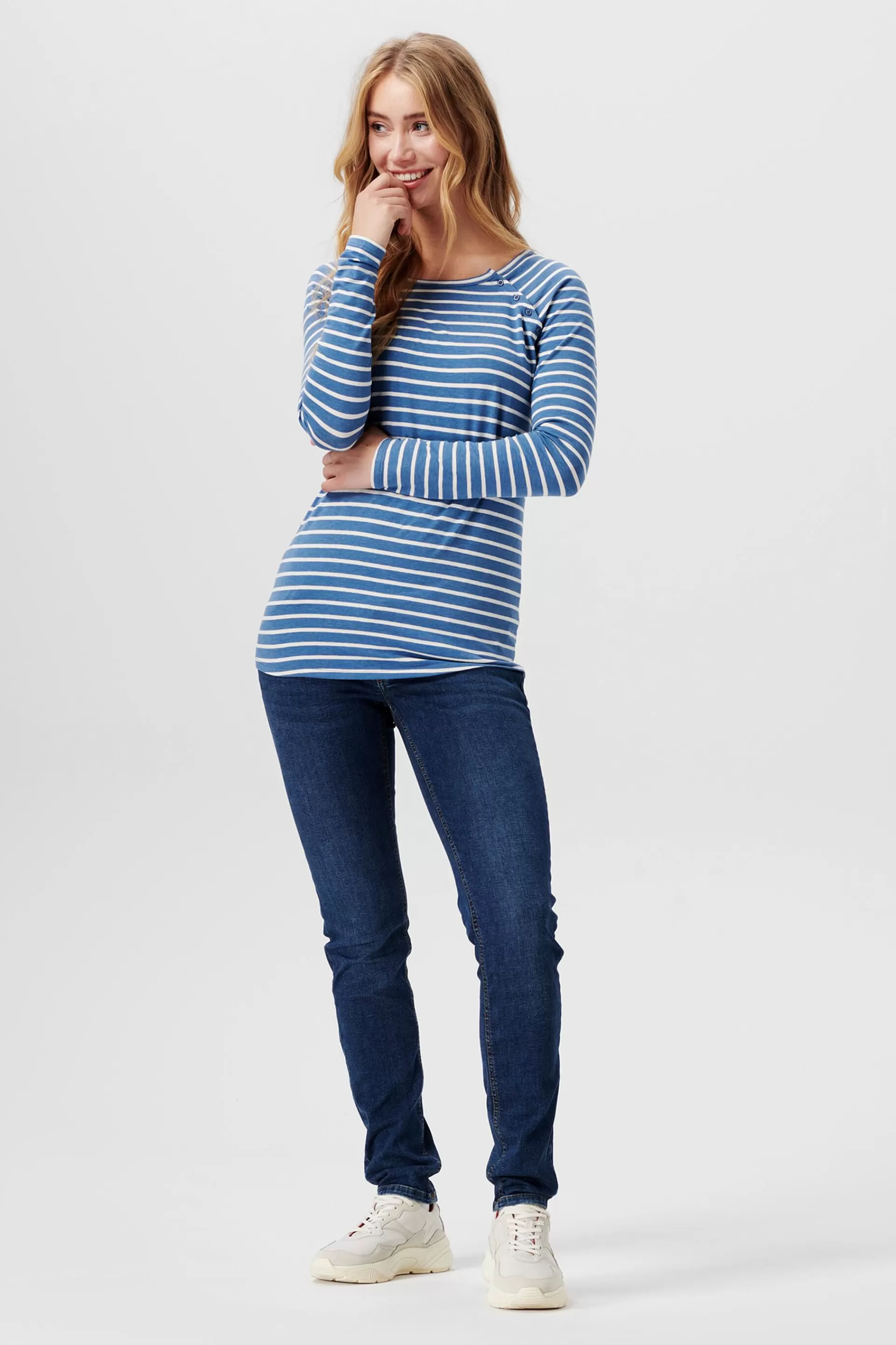 Gestreiftes Longsleeve, Bio-Baumwolle-ESPRIT Sale