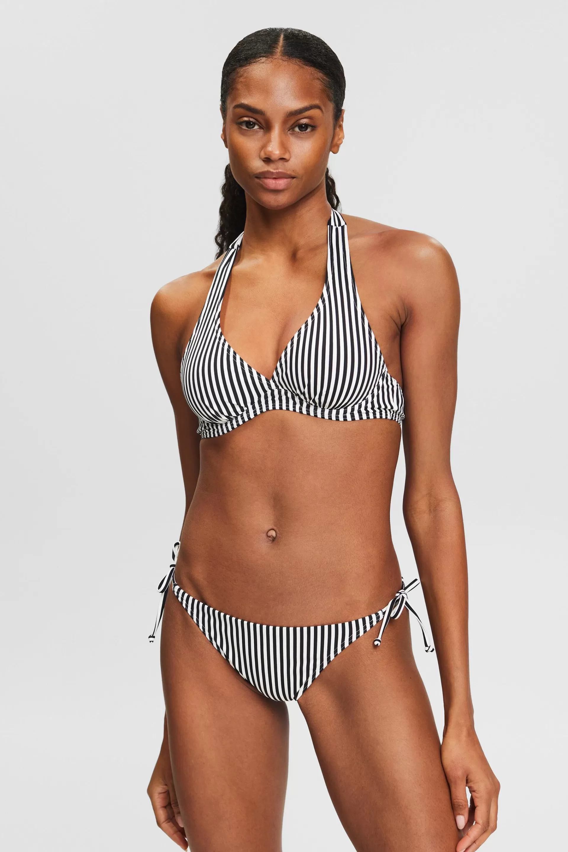 Gestreiftes Neckholder-Bikinitop mit Bügel-ESPRIT Discount