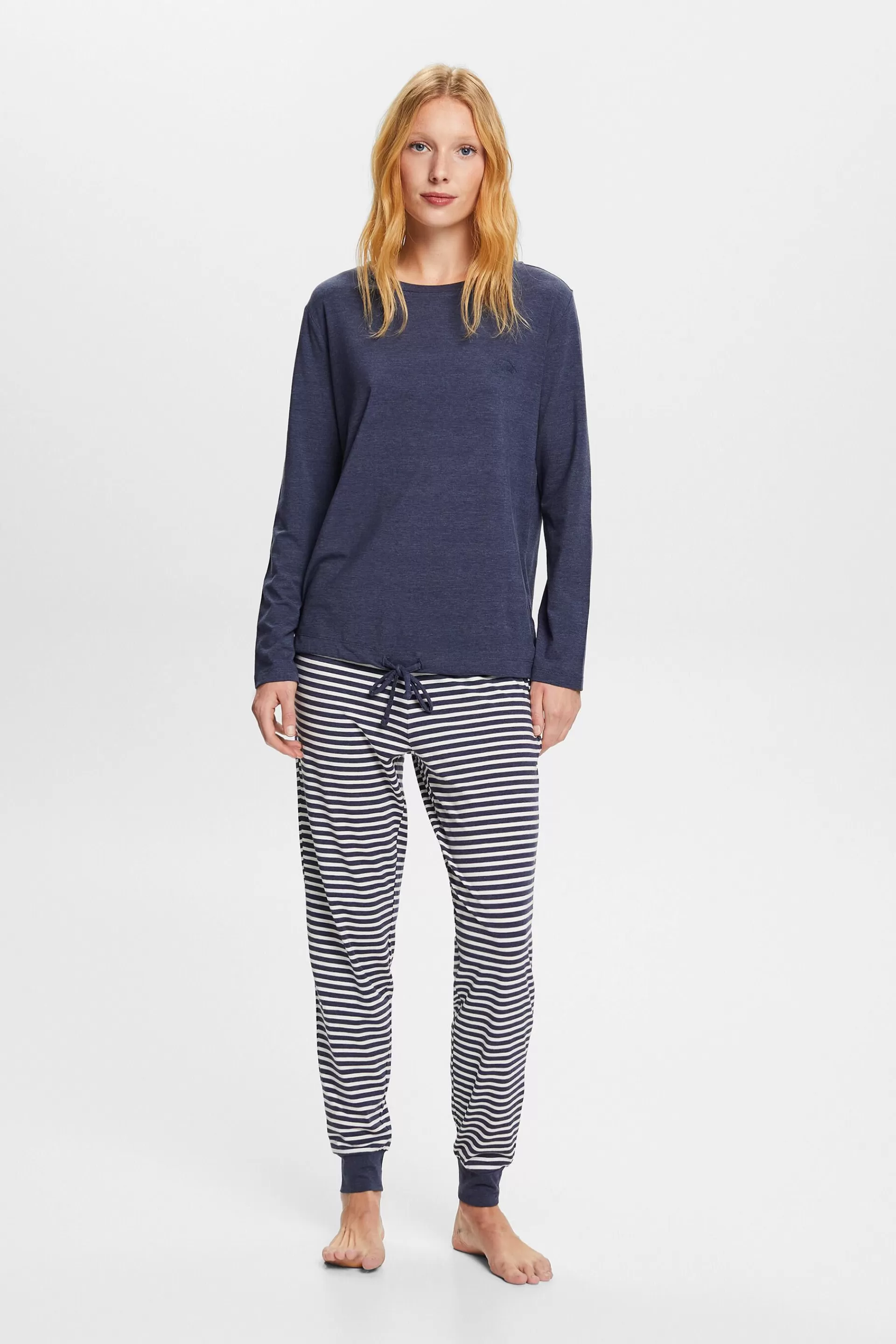 Gestreiftes Pyjama-Set-ESPRIT Outlet