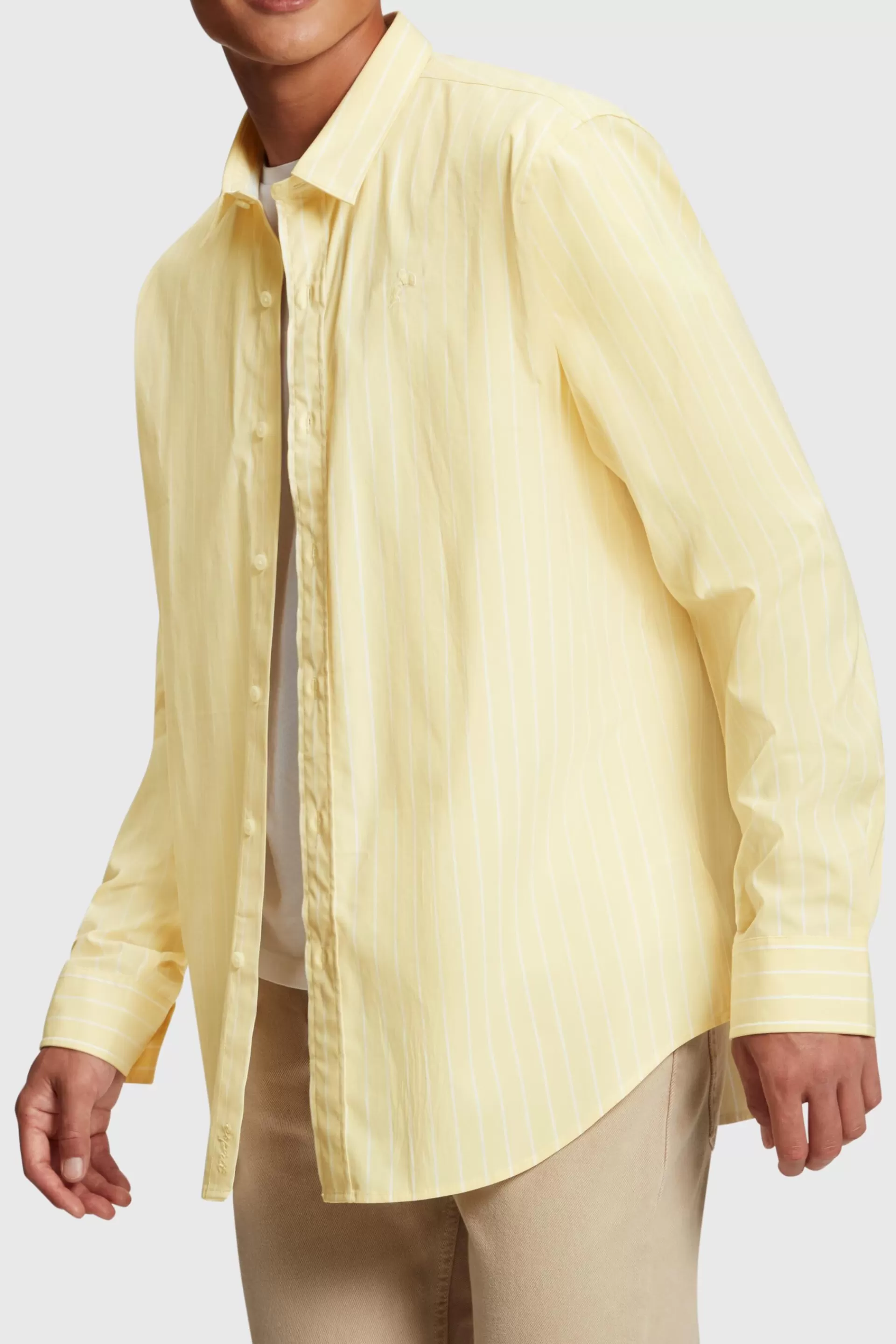Gestreiftes Relaxed-Fit-Hemd aus Popeline-ESPRIT Cheap