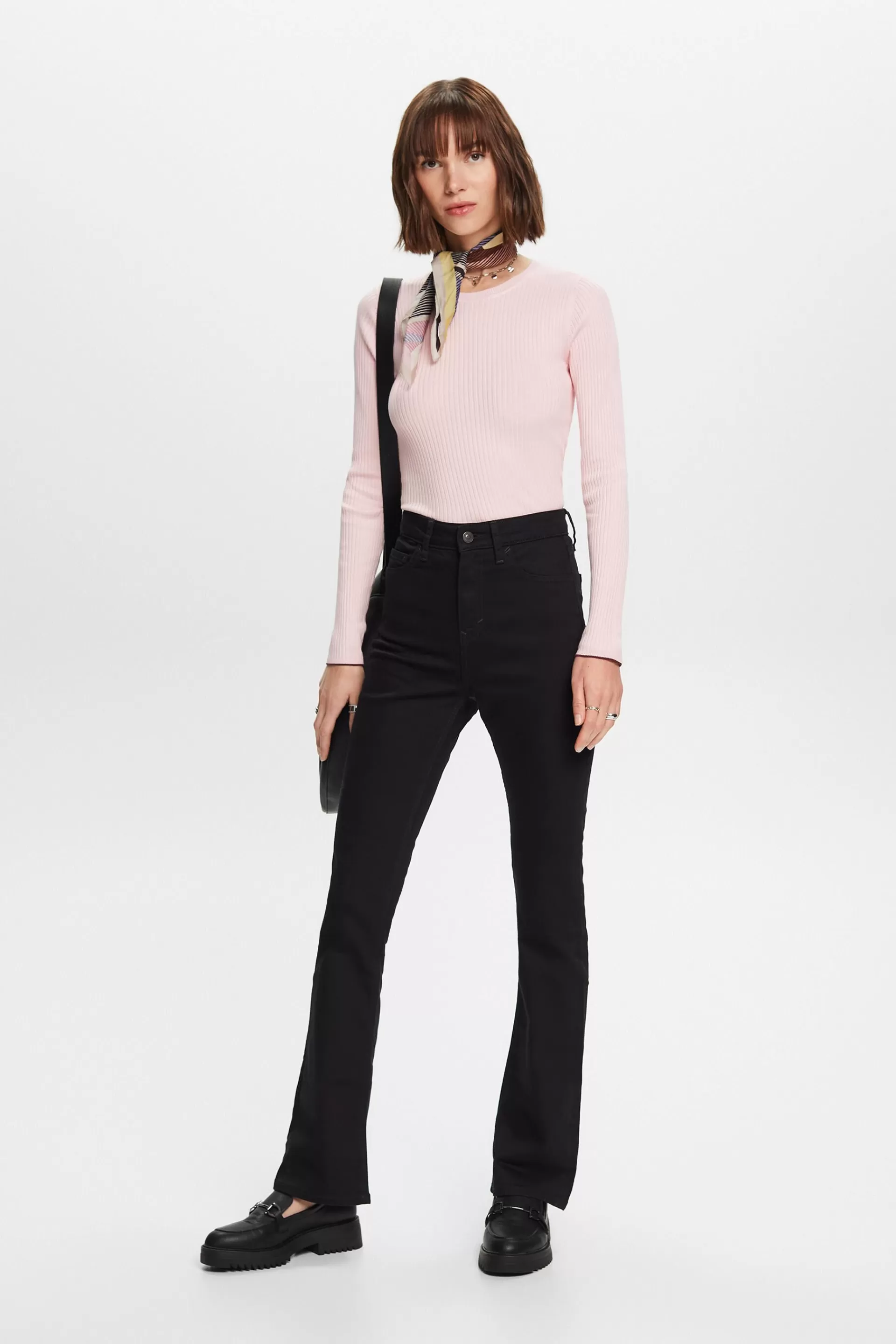 Gestreiftes Rippstrick-Top-ESPRIT Cheap