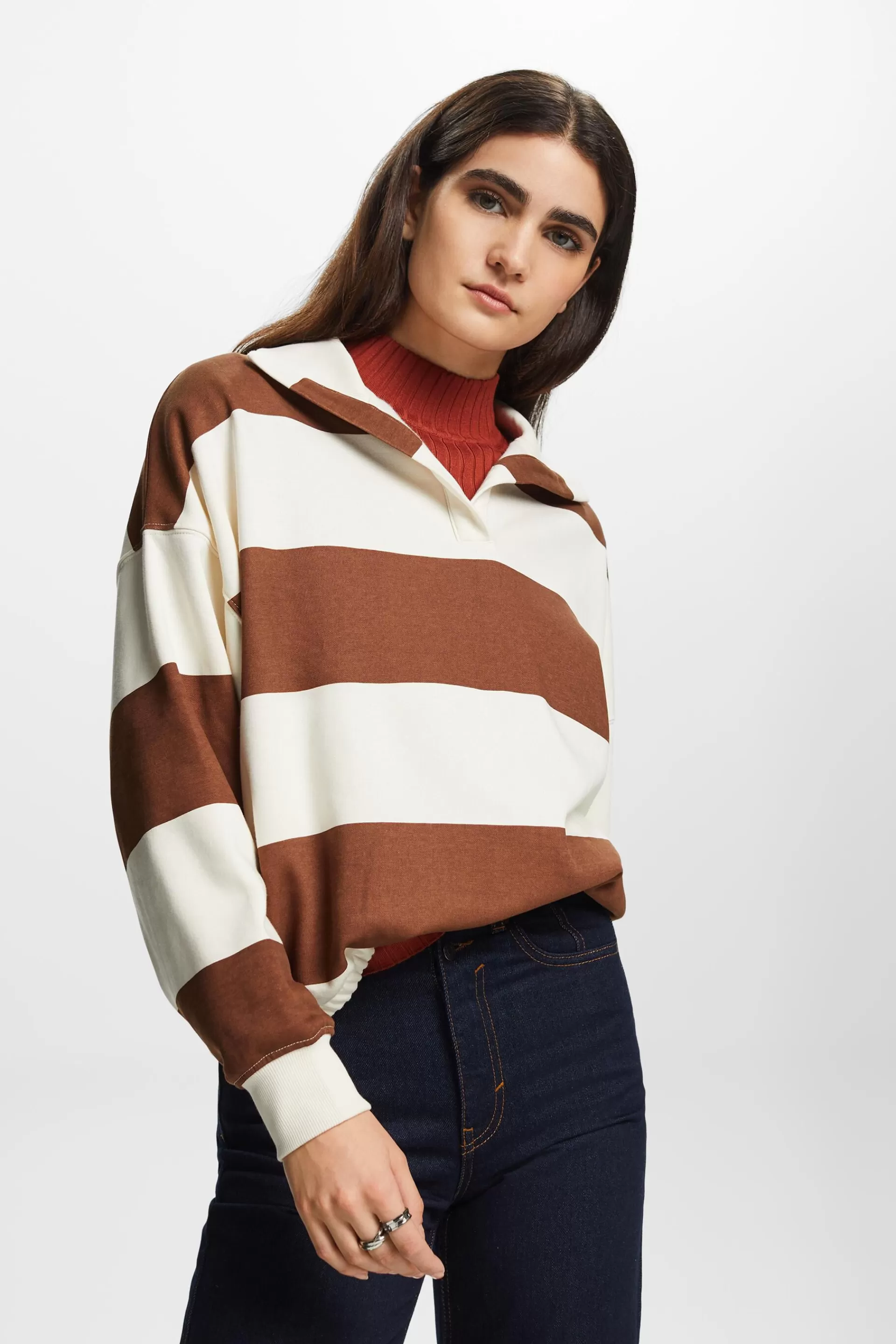 Gestreiftes Sweatshirt-ESPRIT Cheap
