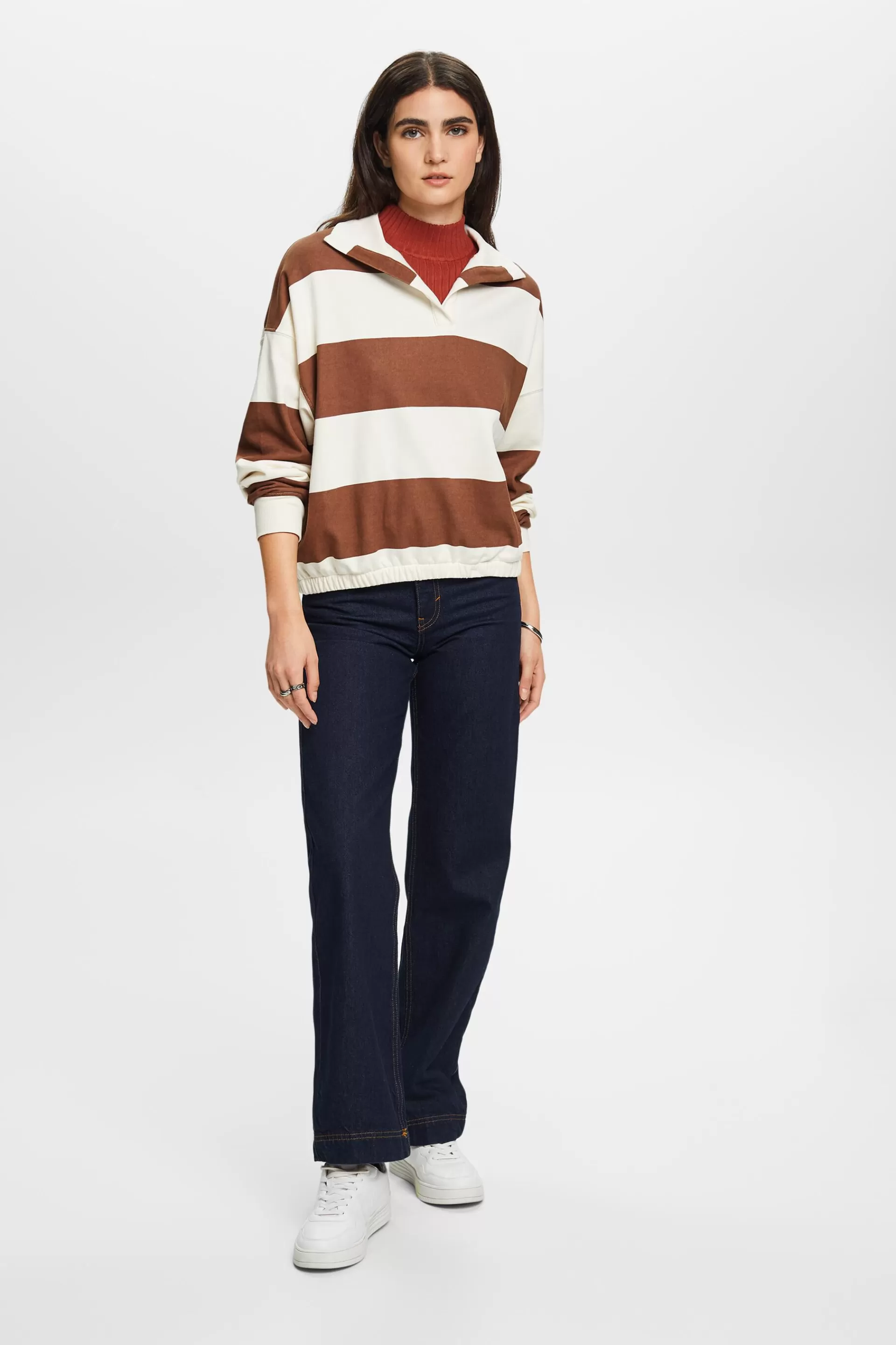 Gestreiftes Sweatshirt-ESPRIT Cheap