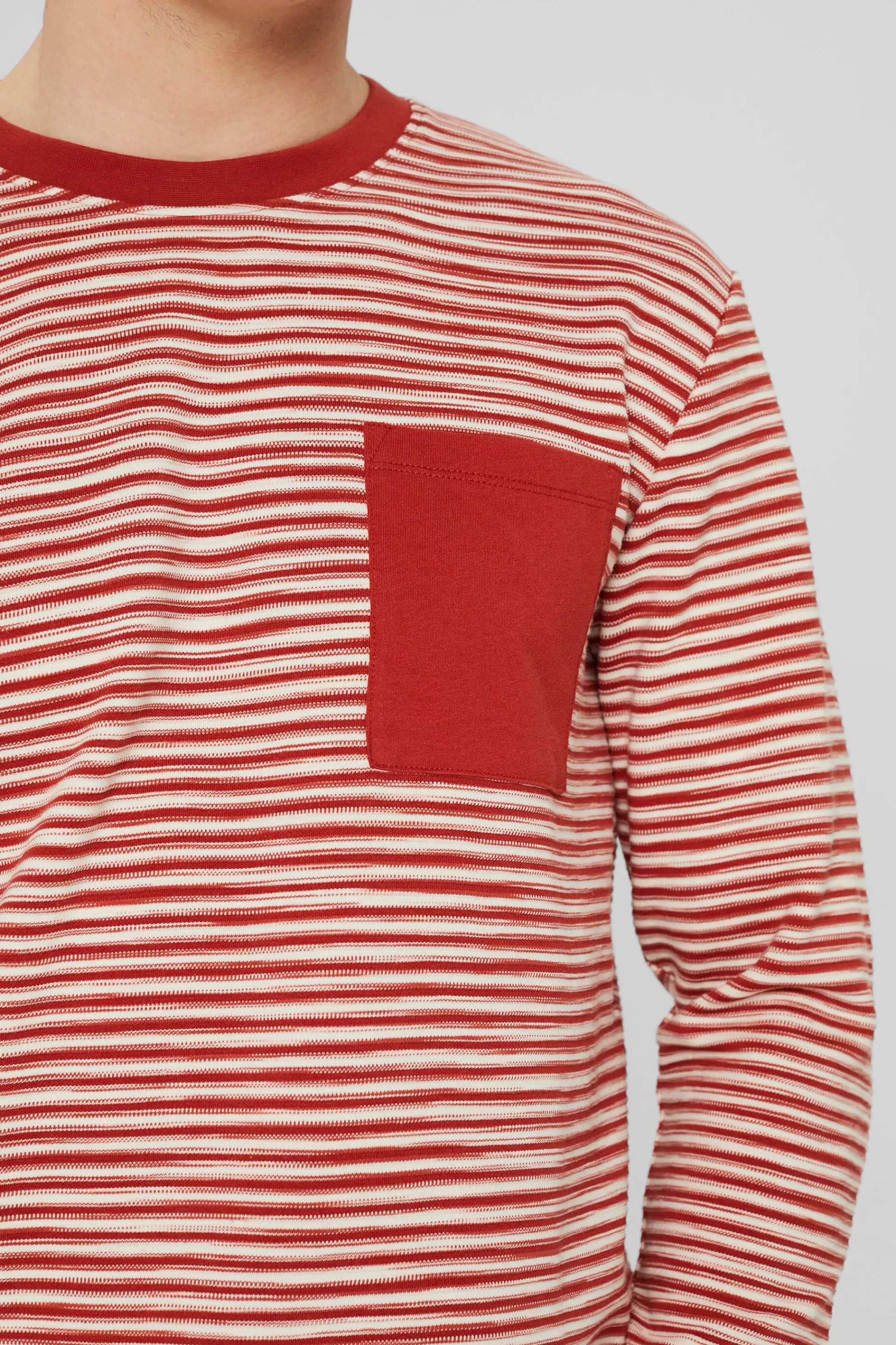 Gestreiftes Sweatshirt mit Brusttasche-ESPRIT Cheap
