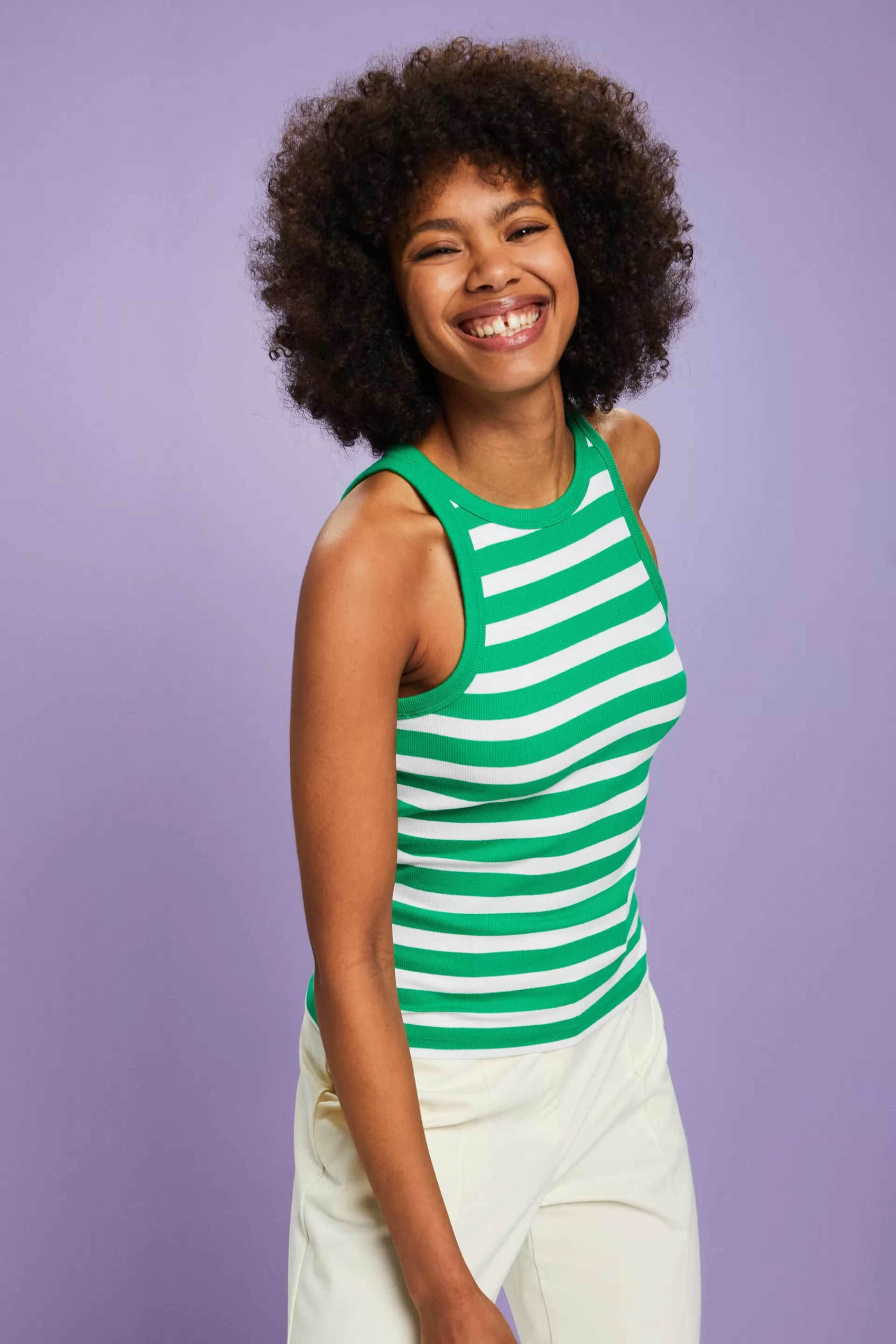 Gestreiftes Tanktop-ESPRIT Flash Sale