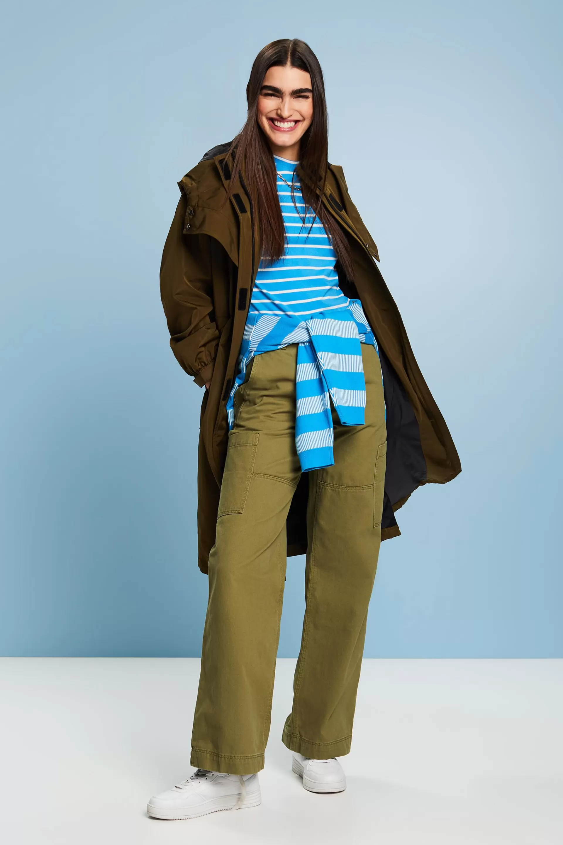 Gestreiftes Top mit Rundhalsausschnitt-ESPRIT Flash Sale