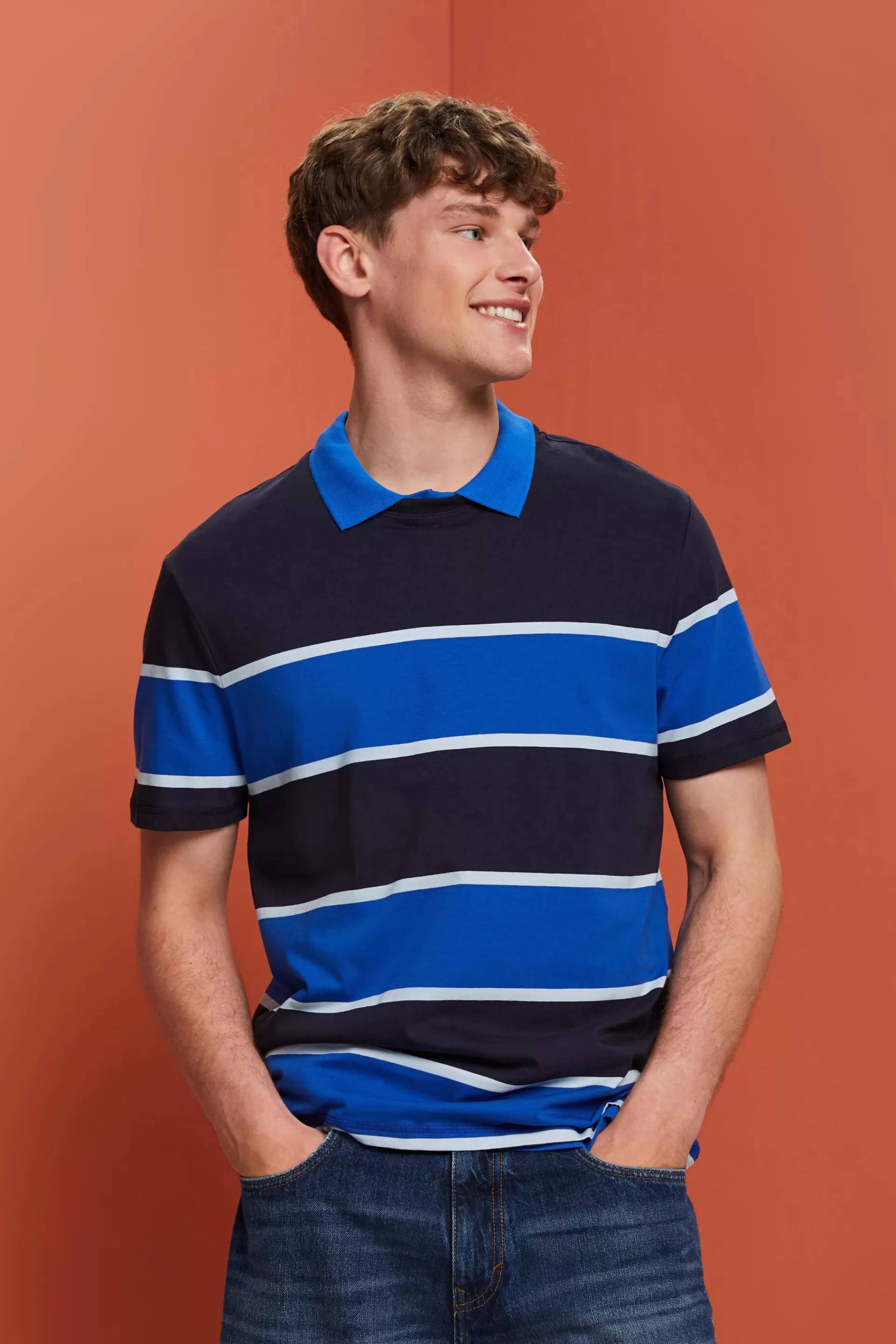 Gestreiftes T-Shirt, 100 % Baumwolle-ESPRIT Cheap