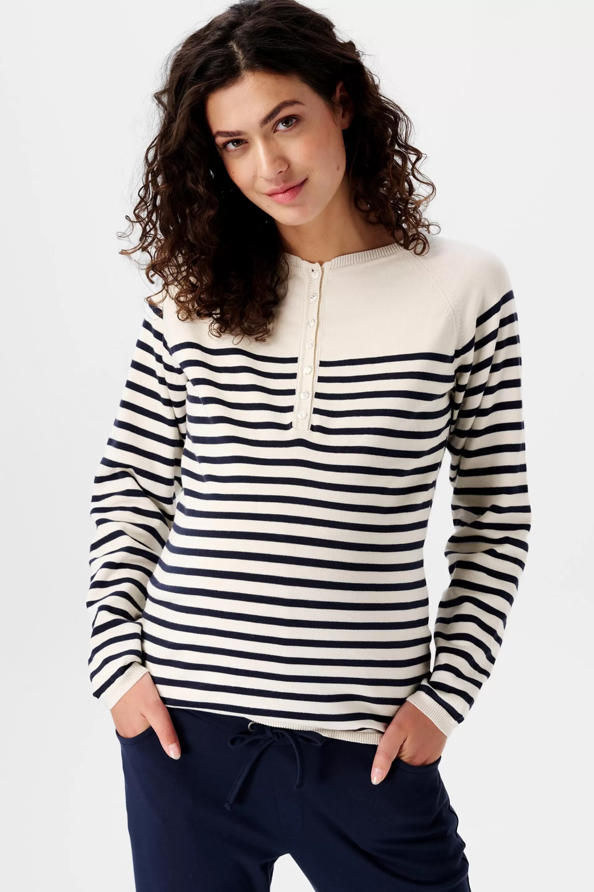 Gestreiftes Umstands-Sweatshirt-ESPRIT New