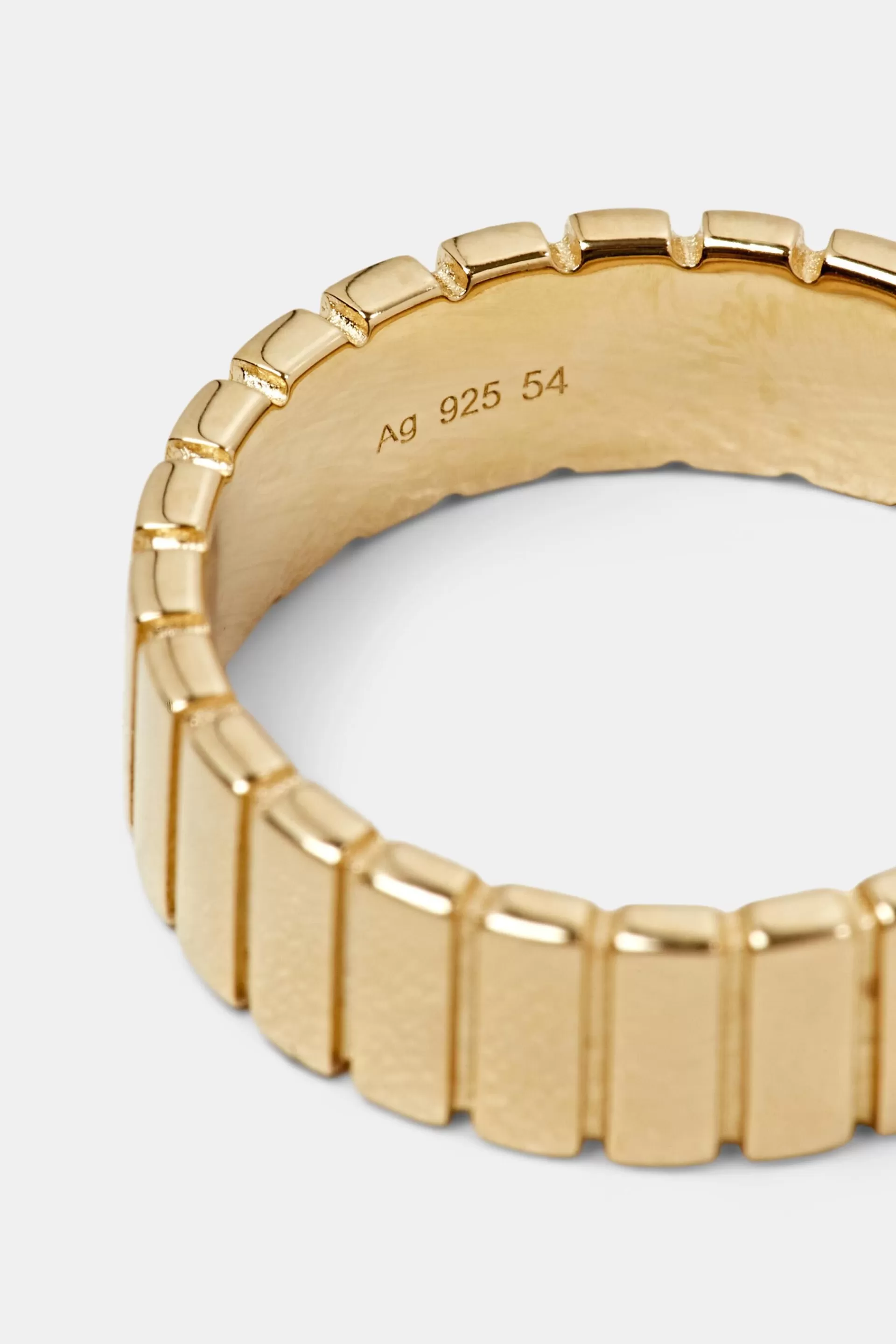 farbener, gerippter Ring, Sterlingsilber-ESPRIT Cheap