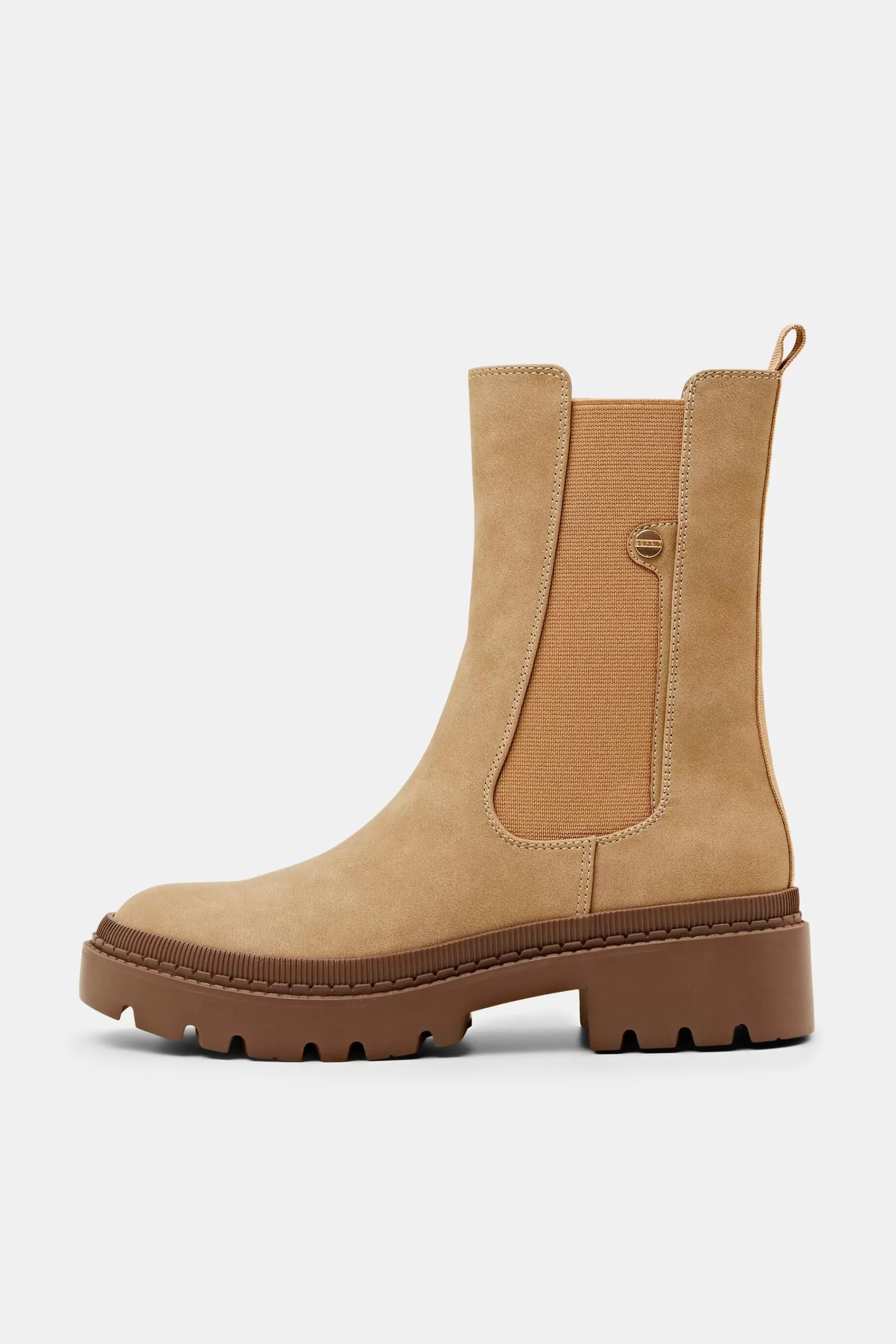 Grobe Boots in Lederoptik-ESPRIT Shop