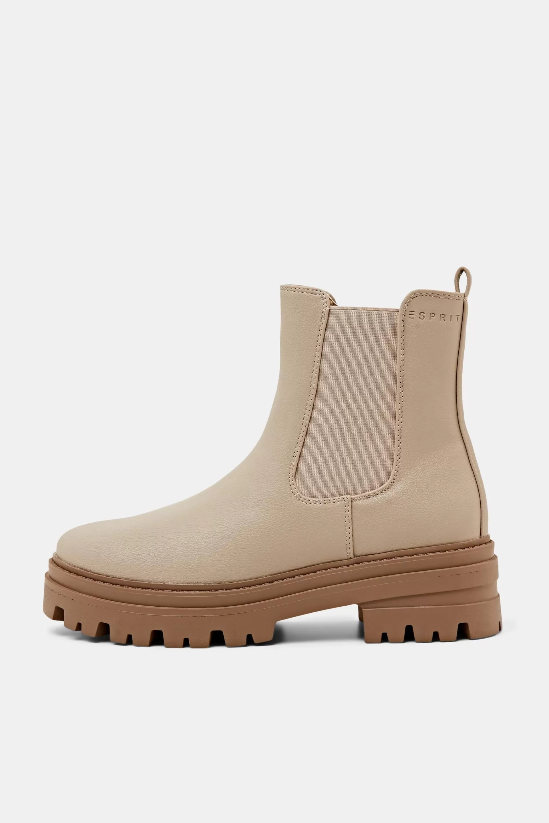 Grobe Boots in Lederoptik-ESPRIT Cheap