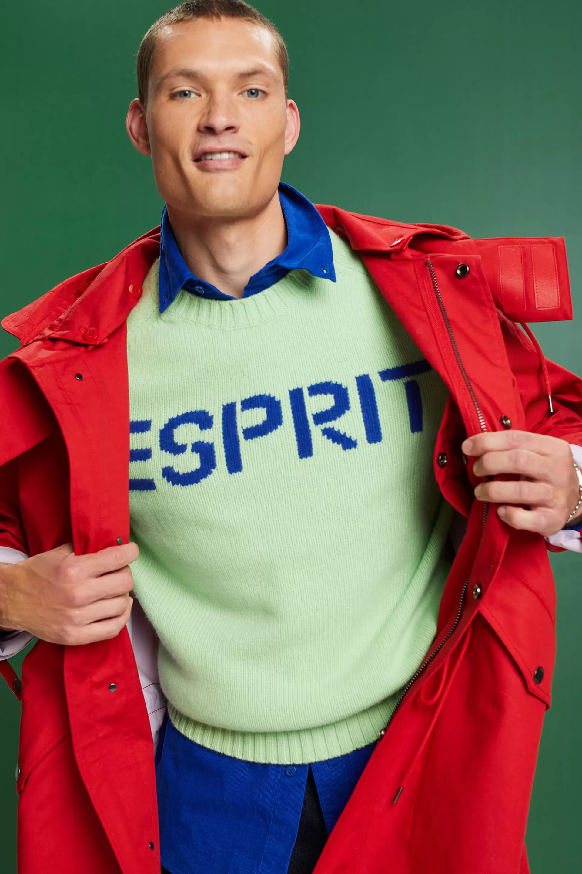 Grobstrickpullover aus Wolle-Kaschmir-Mix-ESPRIT Best Sale