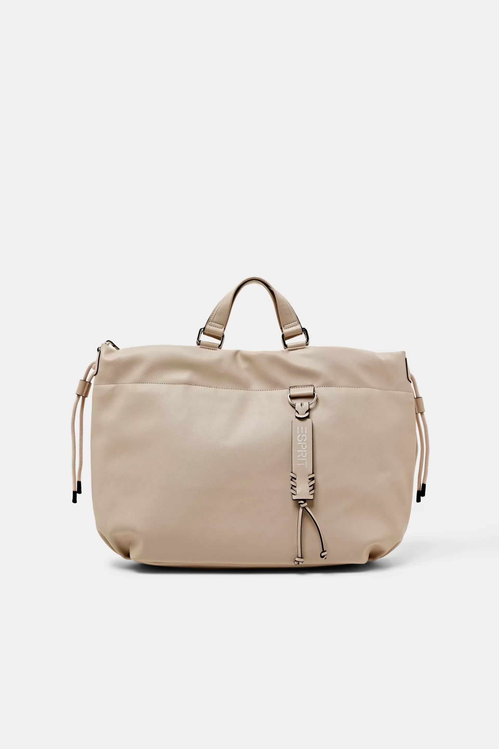 Große Tote Bag in Lederoptik-ESPRIT Cheap