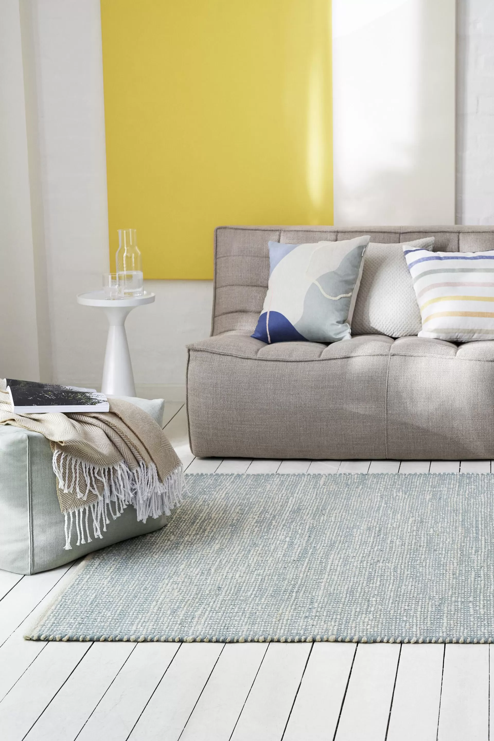 Handgewebter Teppich aus Woll-Mix-ESPRIT Best Sale