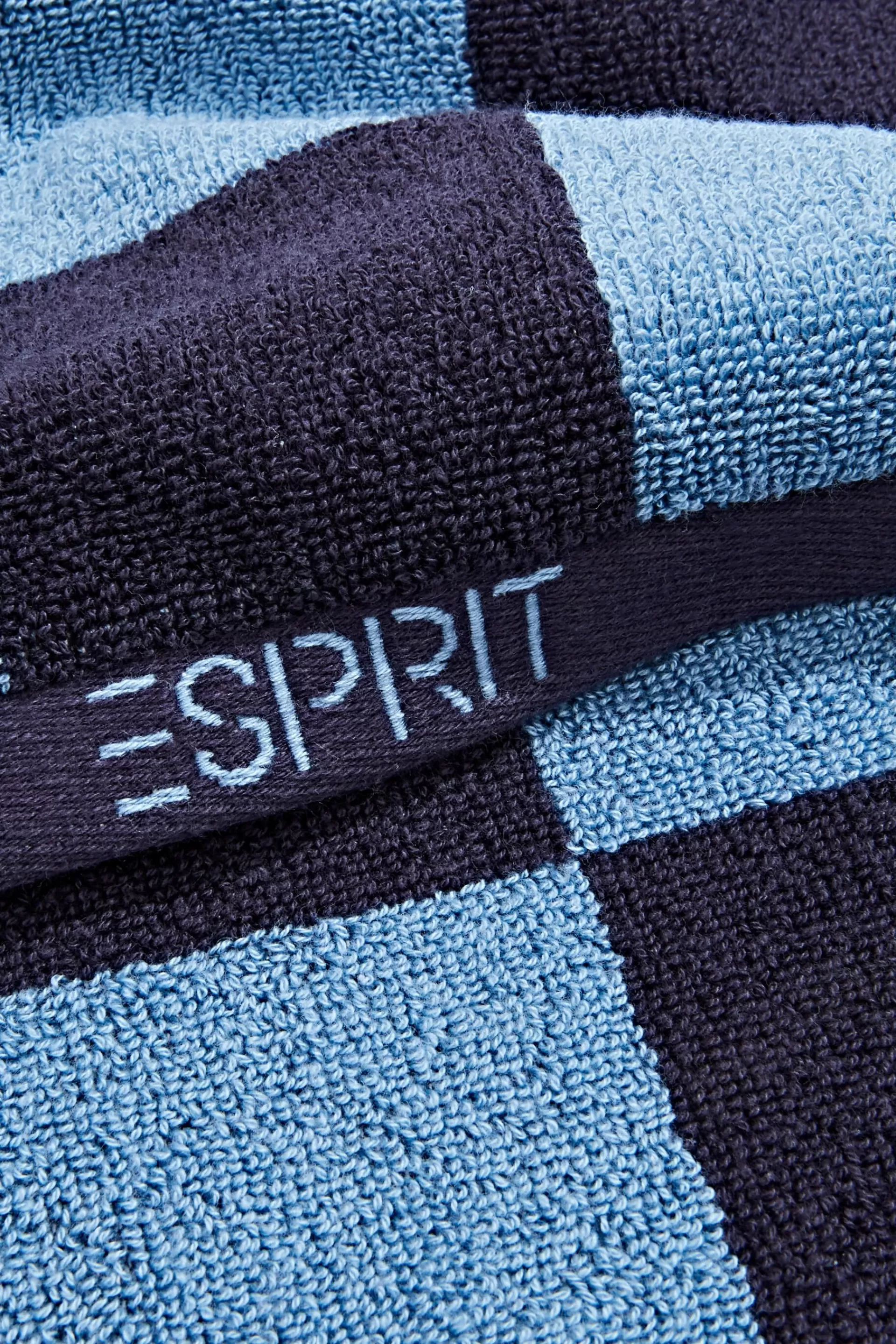Handtuch mit Schachbrettmuster, 100 % Baumwolle-ESPRIT Fashion