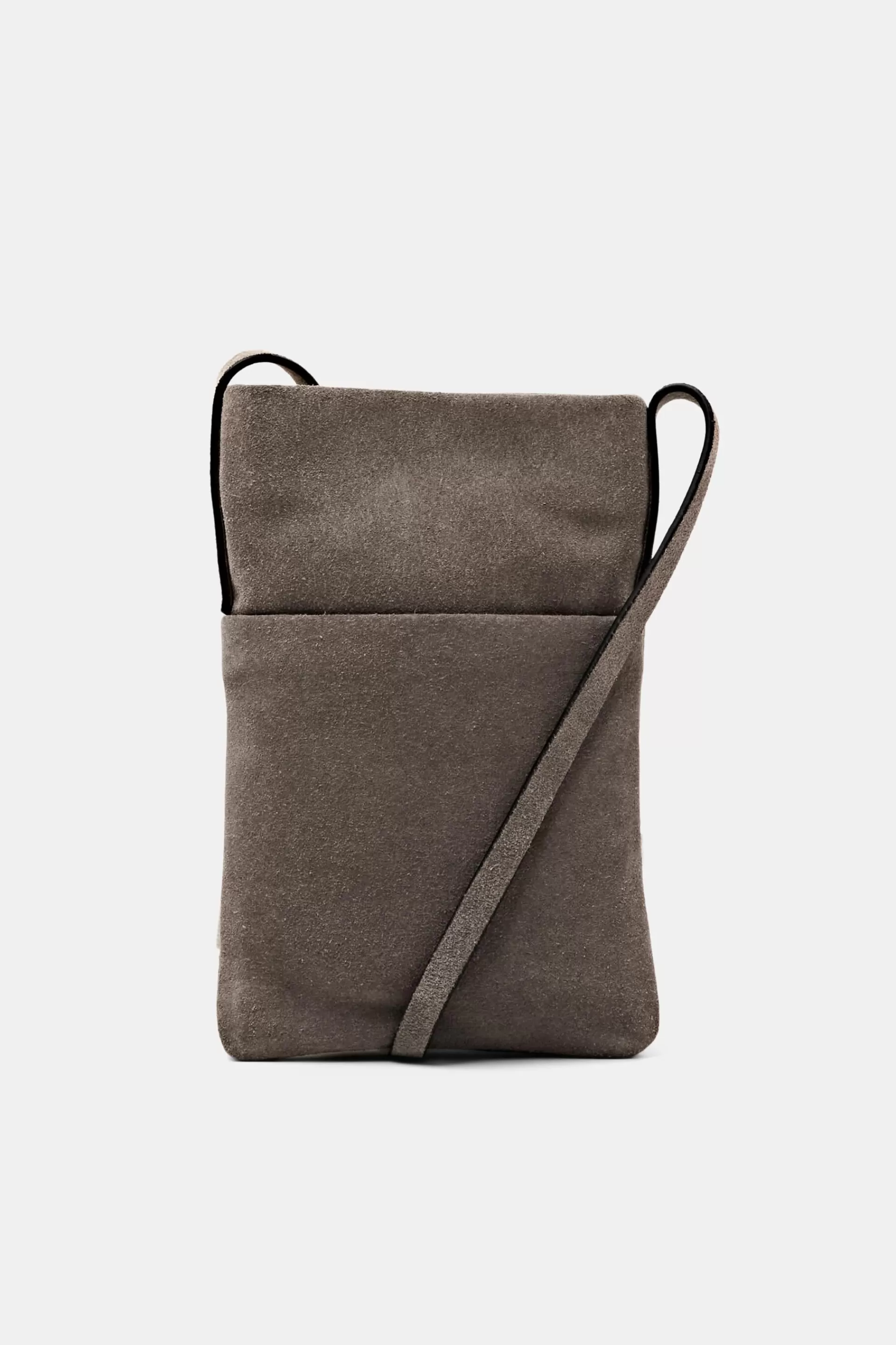 Handytasche aus Veloursleder-ESPRIT Sale