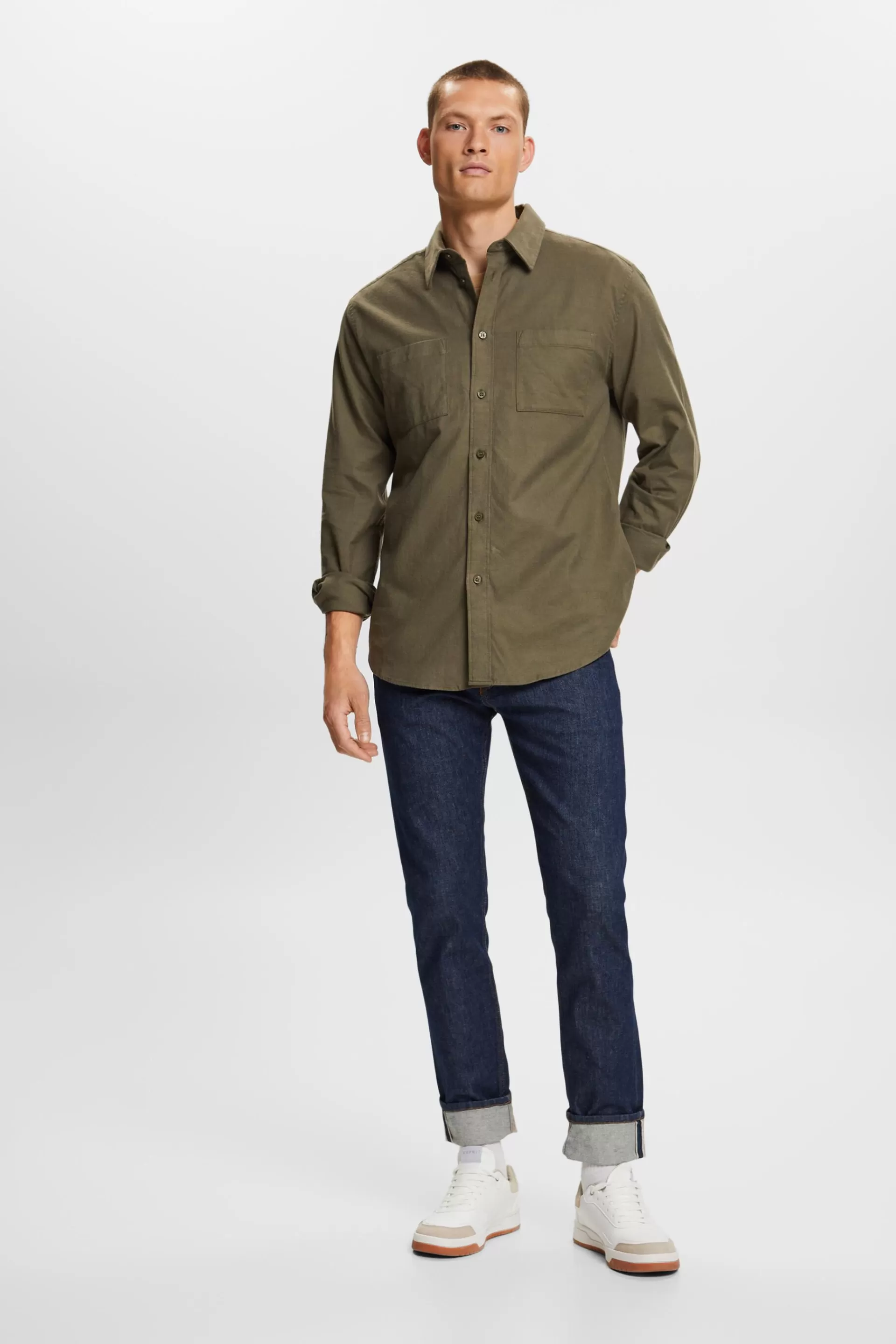 Hemd aus Baumwollflanell-ESPRIT Flash Sale