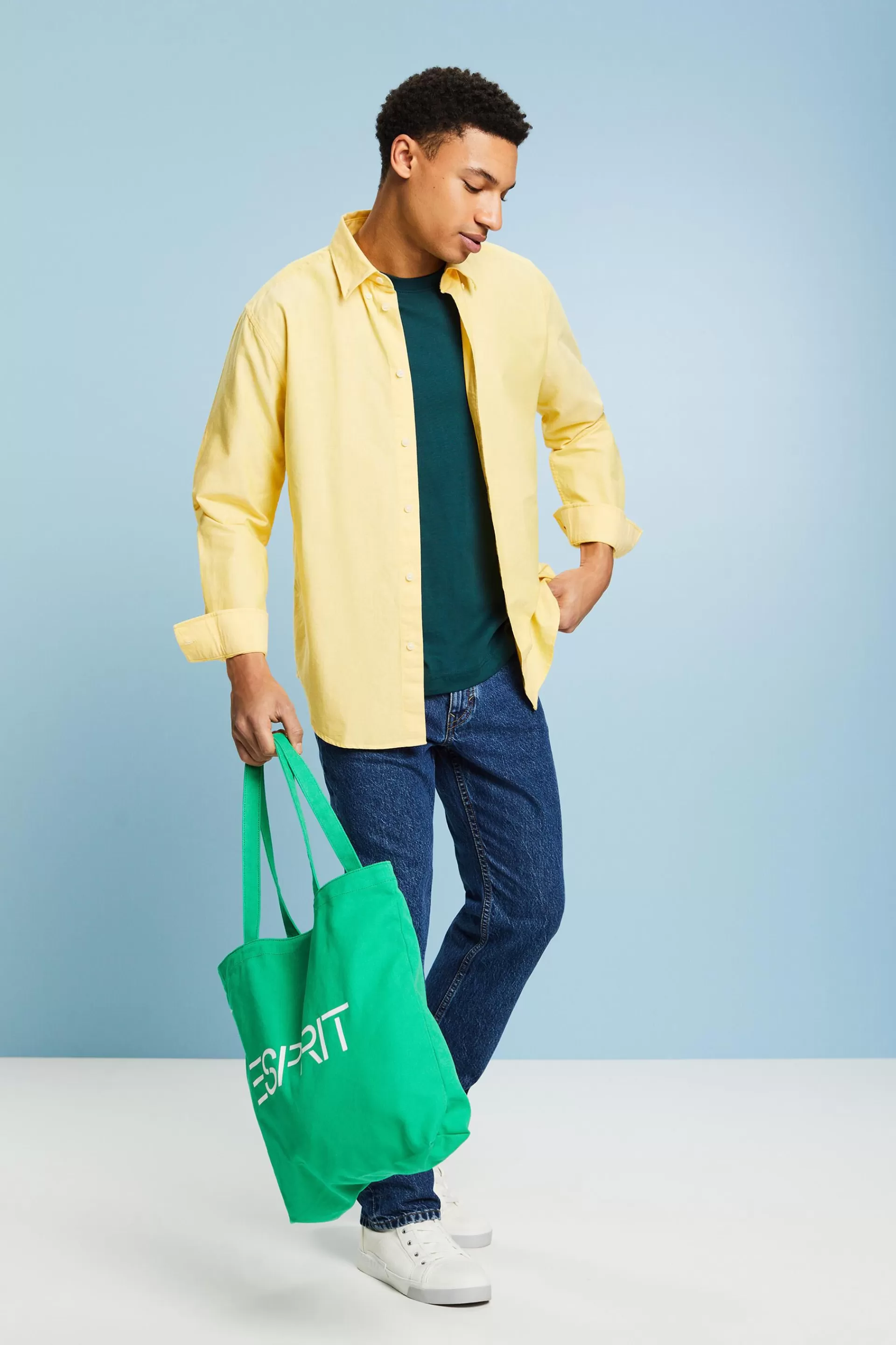 Hemd aus Baumwoll-Popeline-ESPRIT Outlet