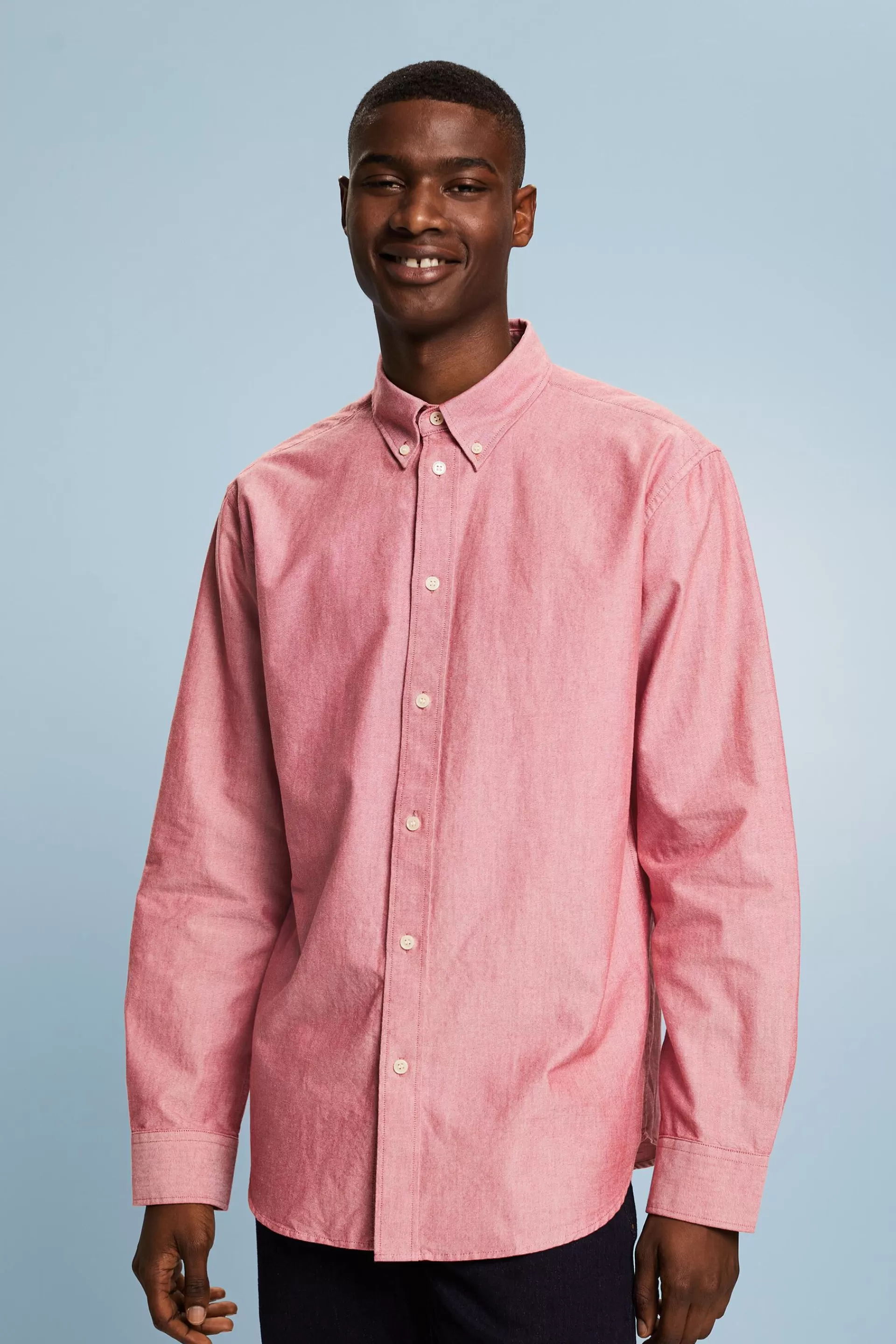 Hemd aus Baumwoll-Popeline-ESPRIT Fashion